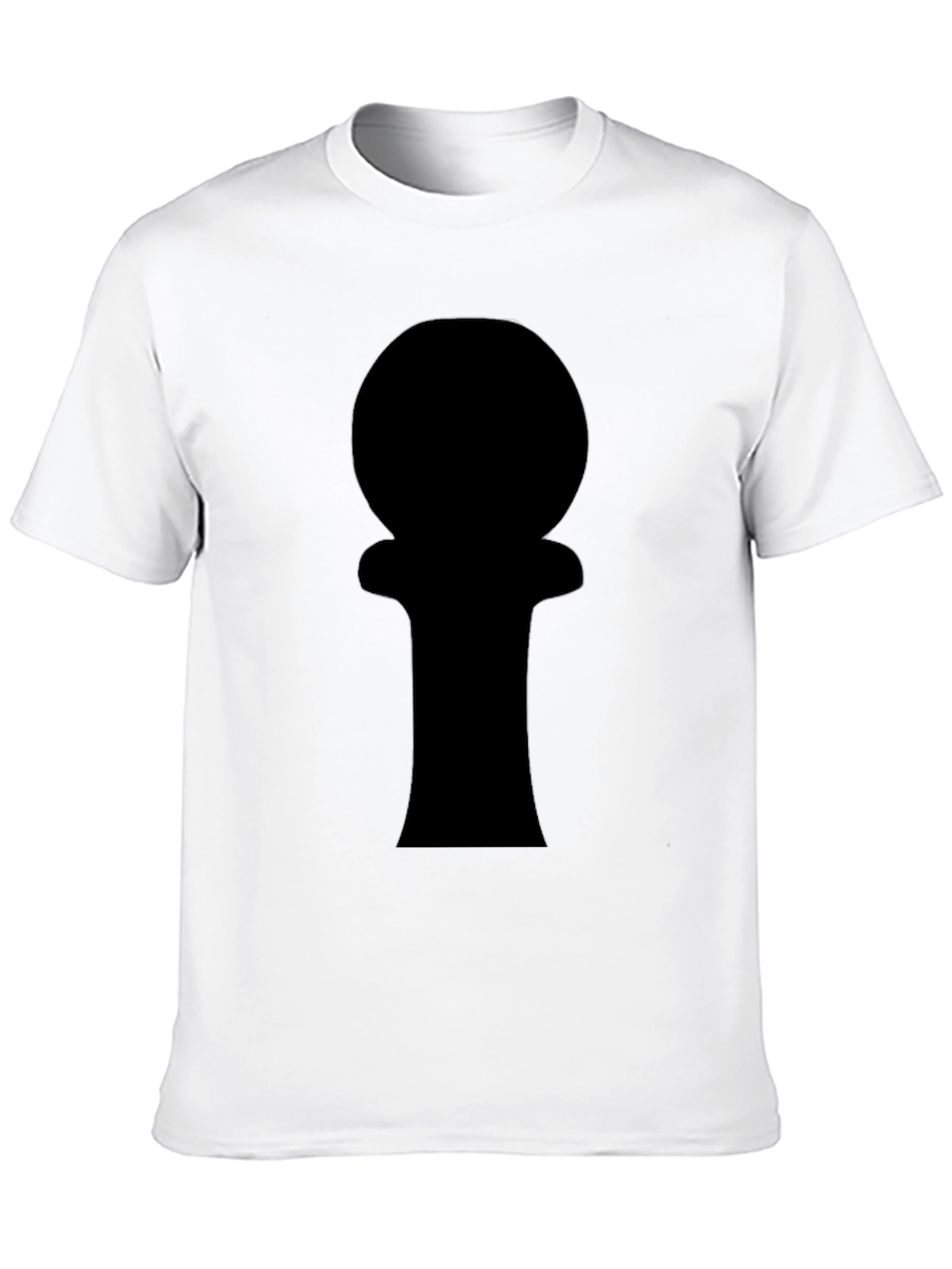 Mysterious Silhouette Graphic Black T-Shirt