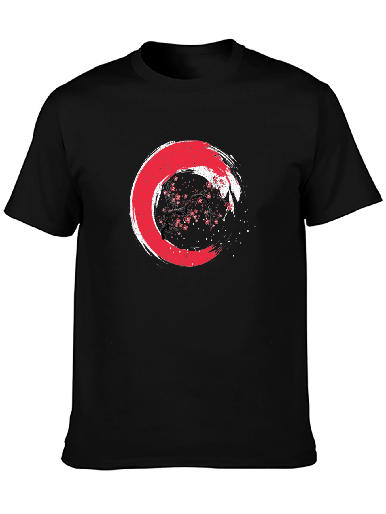 Zen Circle Graphic Tee - Japanese Enso Art Shirt