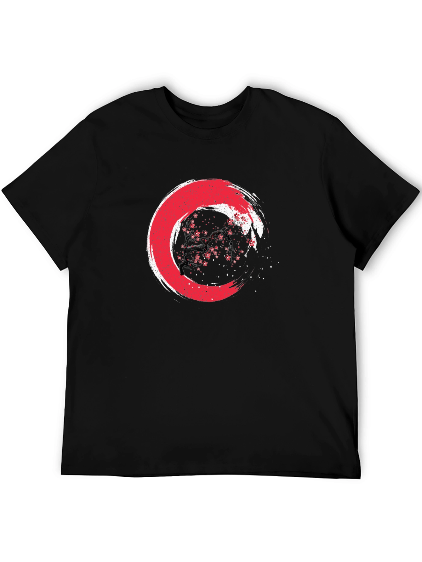 Zen Circle Graphic Tee - Japanese Enso Art Shirt