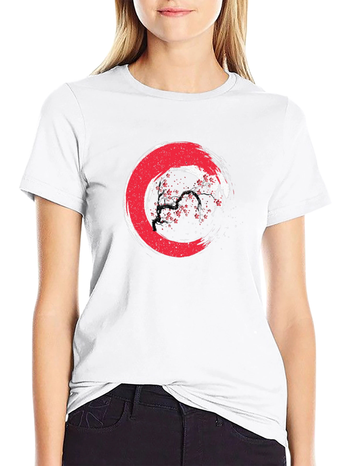 Zen Circle Graphic Tee - Japanese Enso Art Shirt
