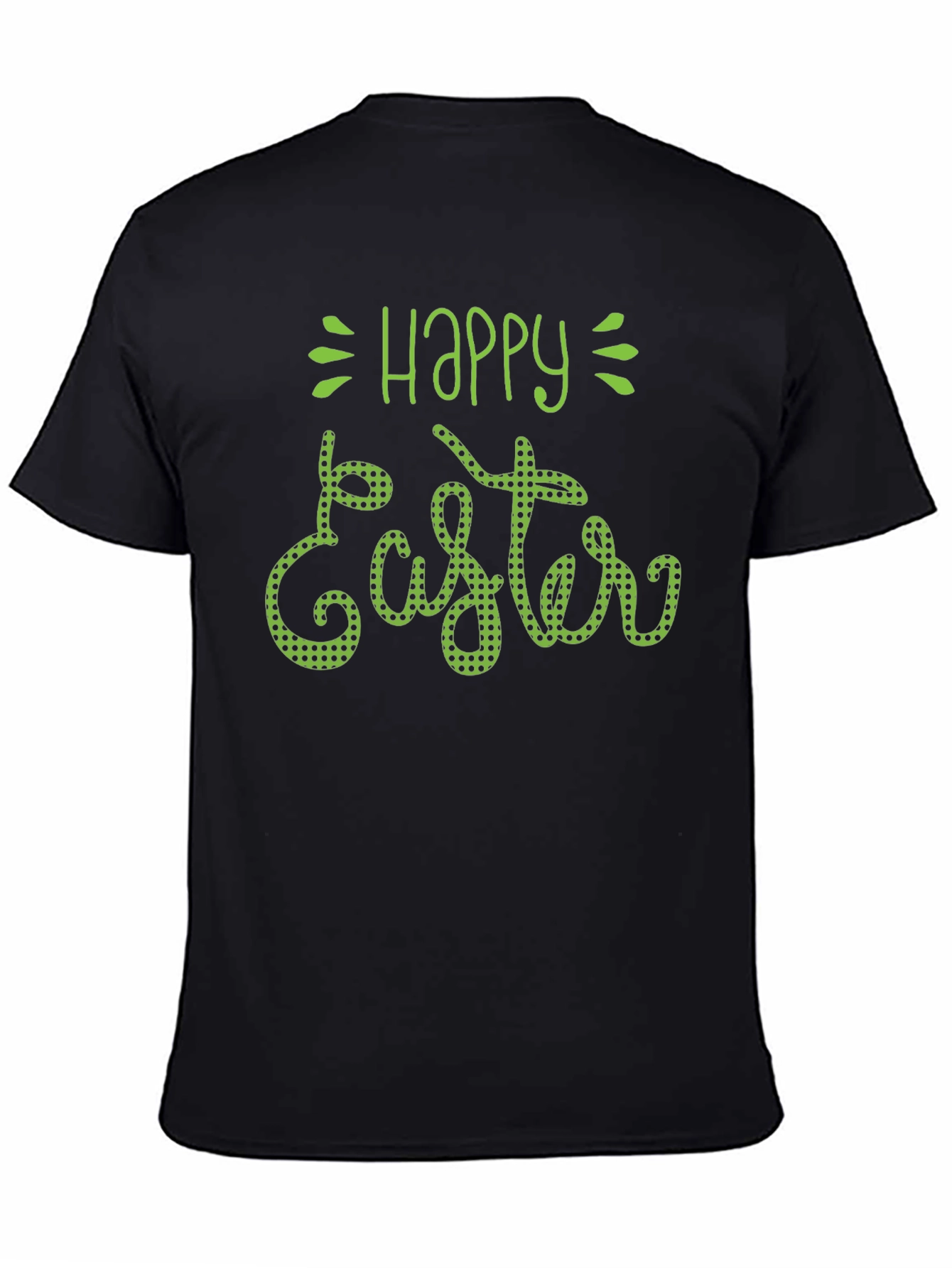 Happy Easter Green Polka Dot T-Shirt