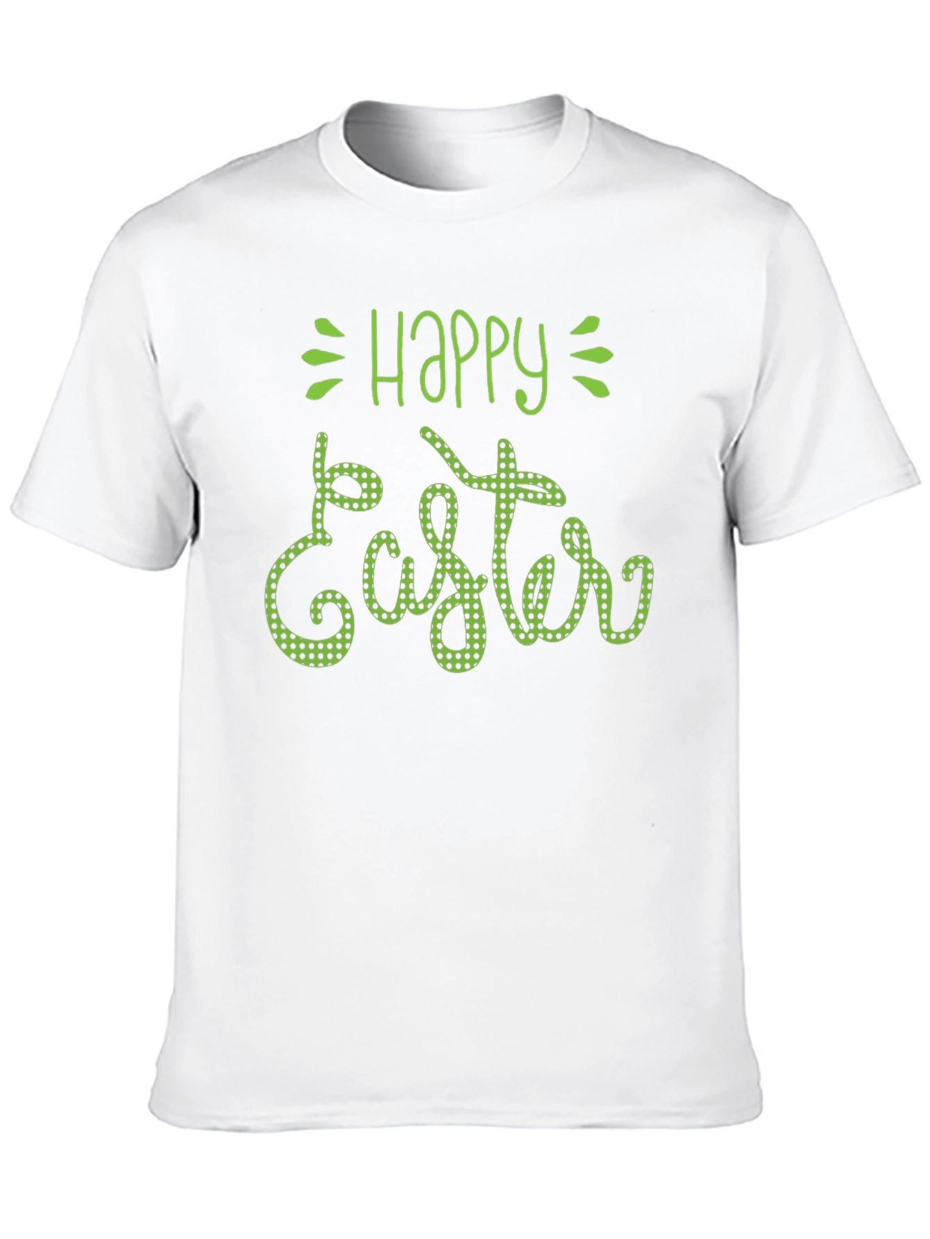Happy Easter Green Polka Dot T-Shirt