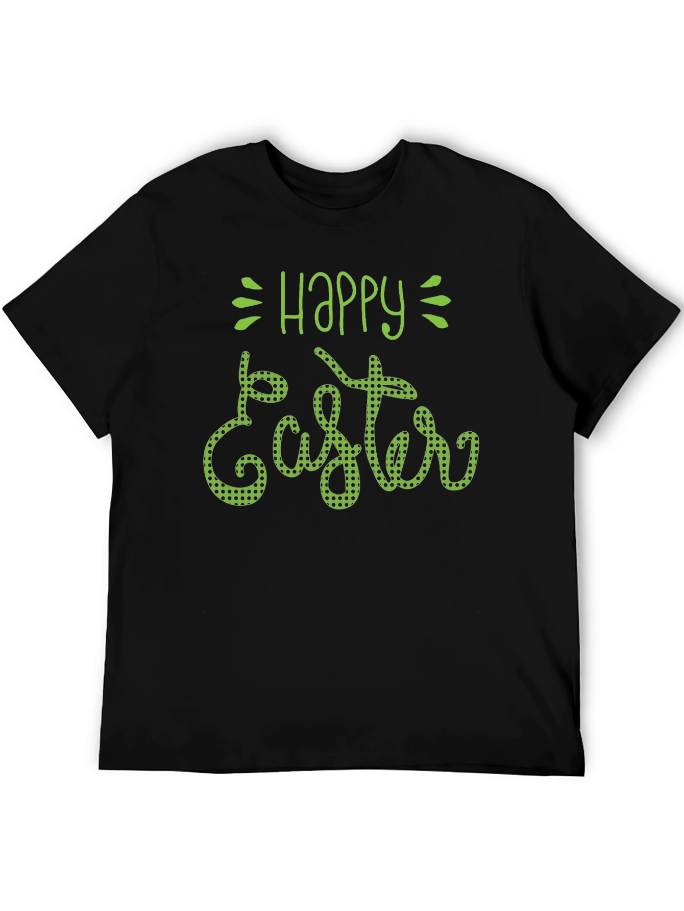 Happy Easter Green Polka Dot T-Shirt