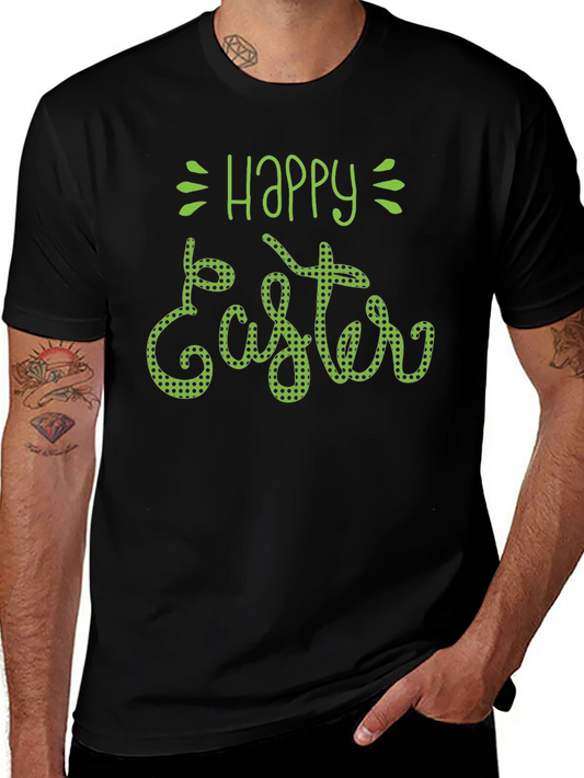Happy Easter Green Polka Dot T-Shirt