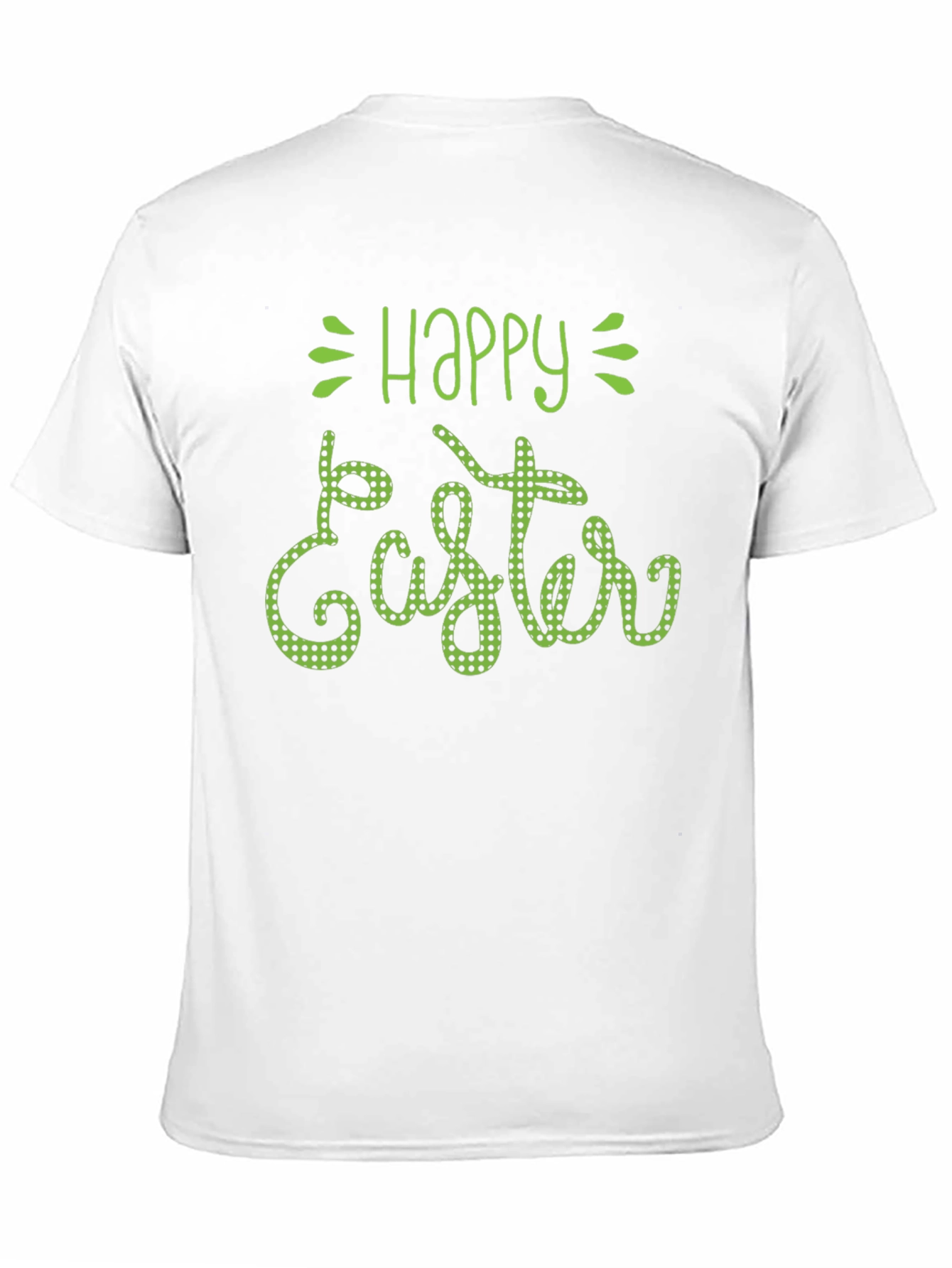 Happy Easter Green Polka Dot T-Shirt