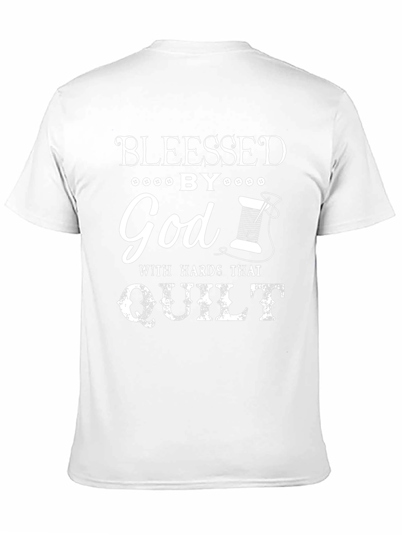Blessed By God Quilt T-Shirt