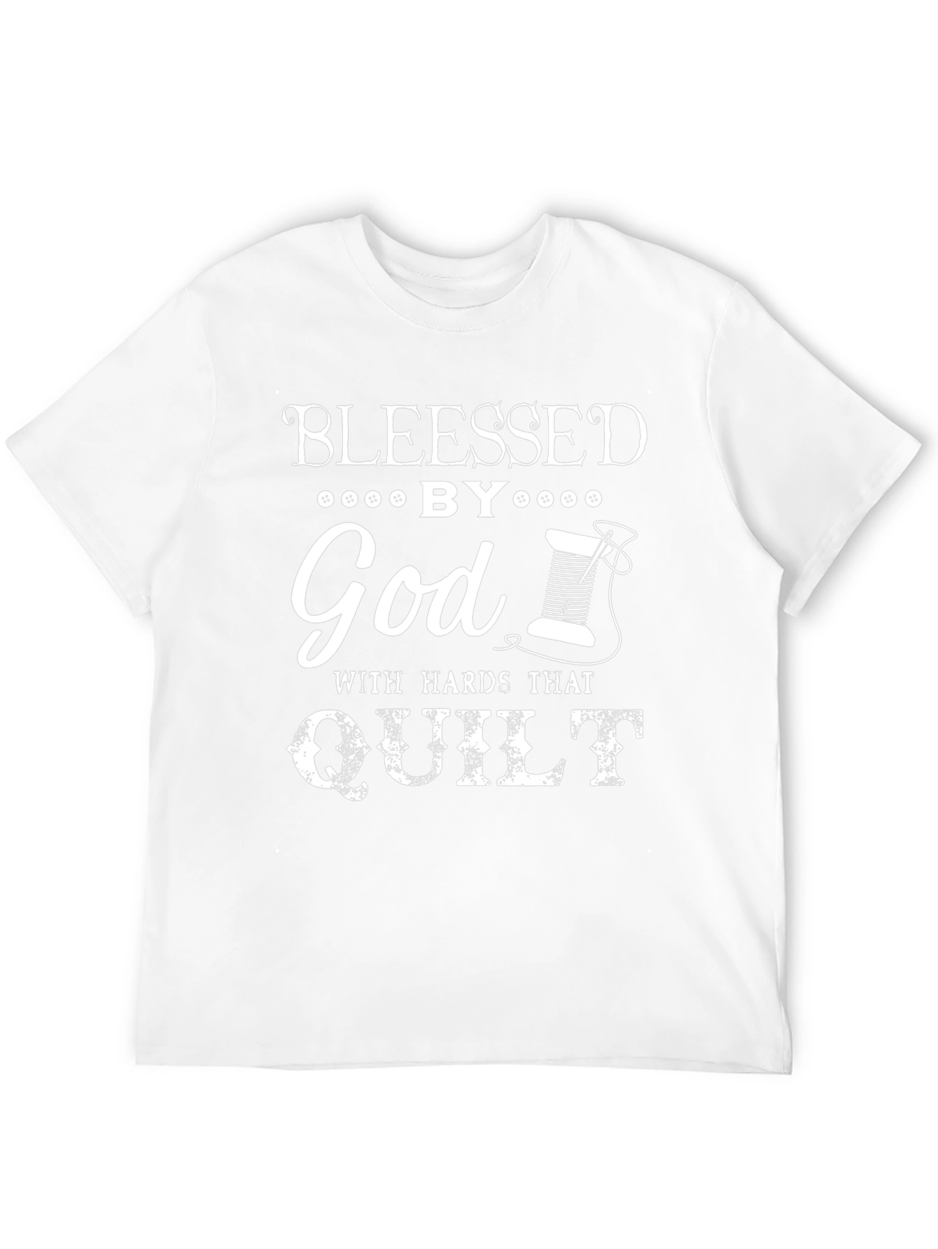 Blessed By God Quilt T-Shirt
