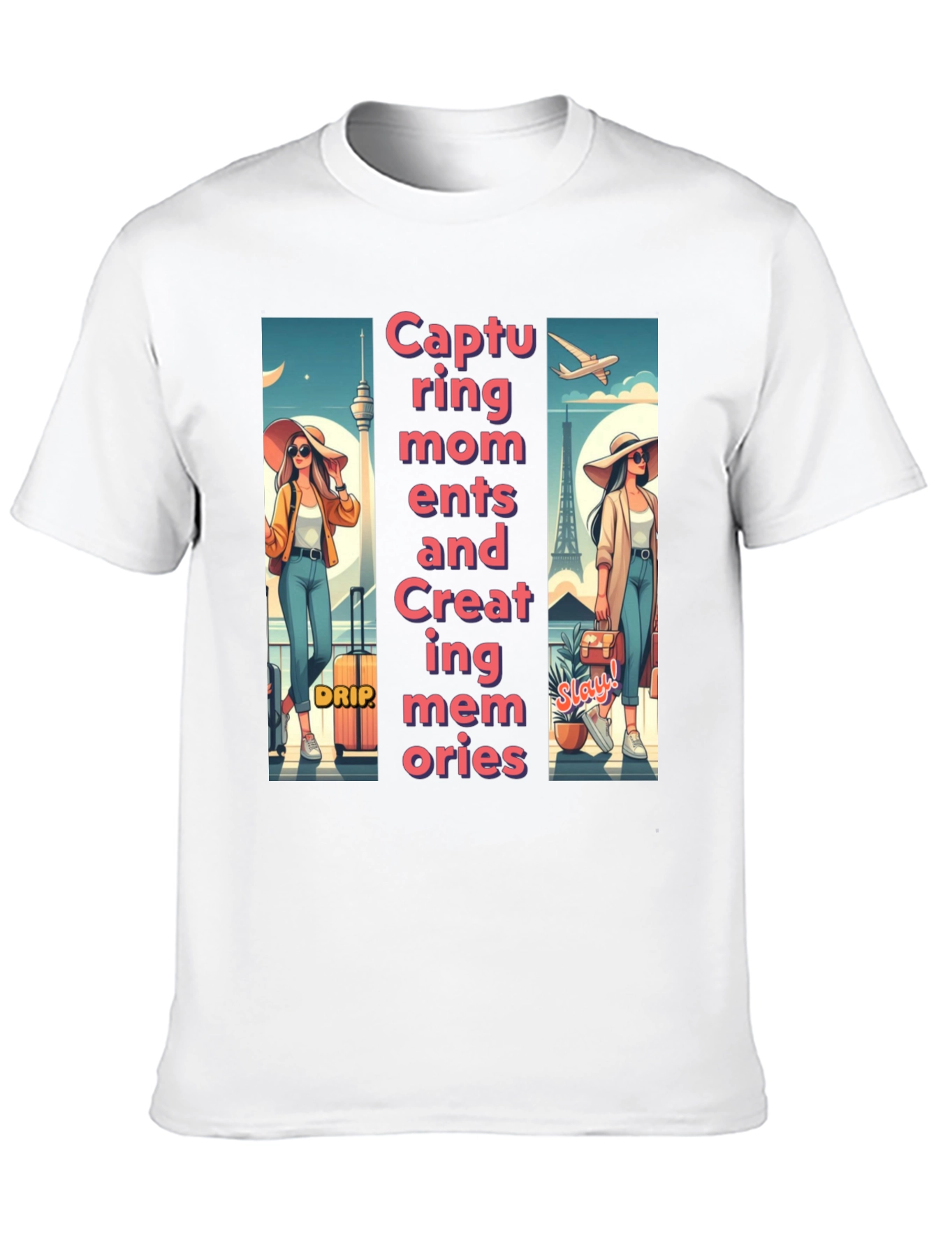 Trendy Travel Tee: Capturing Moments & Creating Memories
