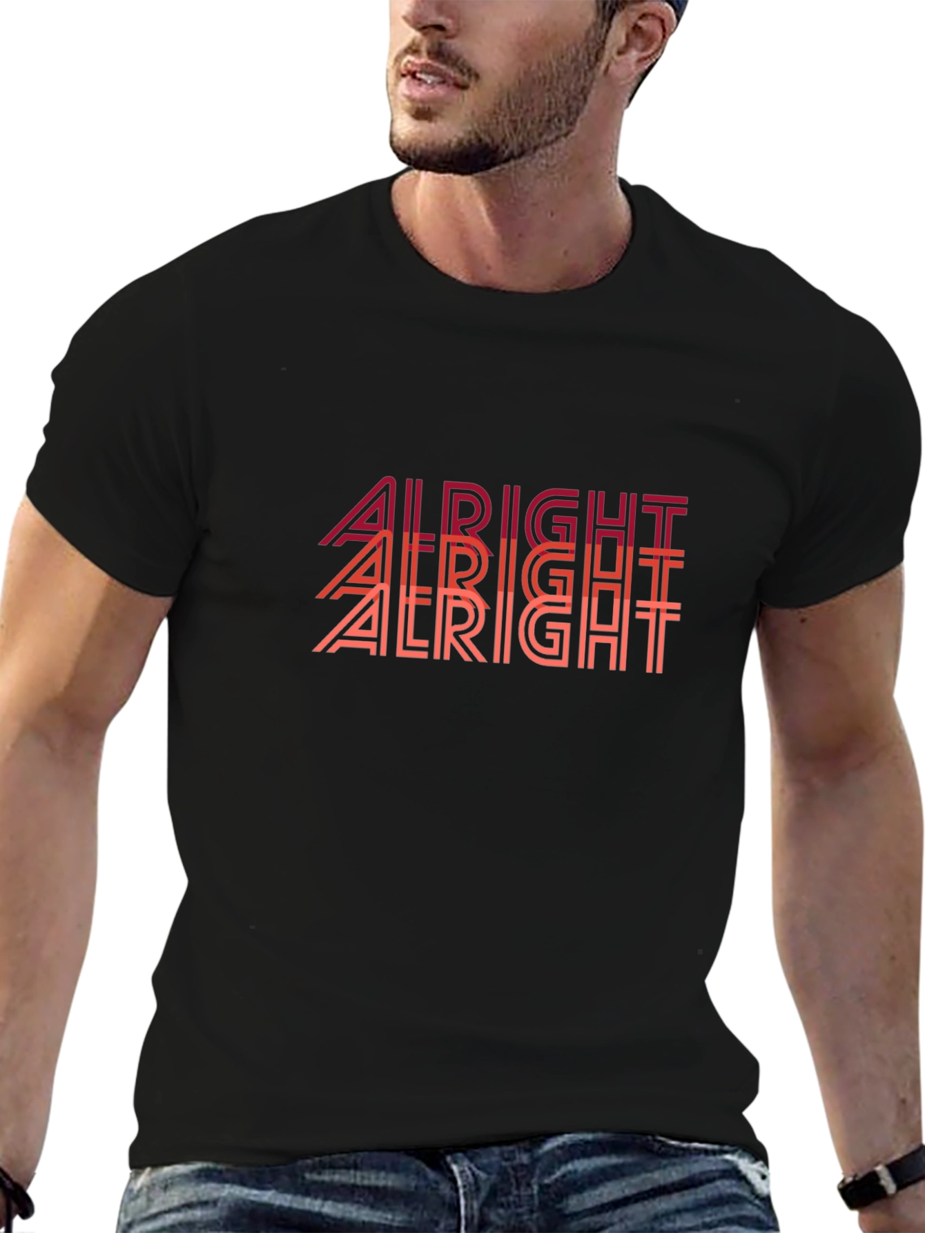 Retro Alright T-Shirt - Relaxed Fit