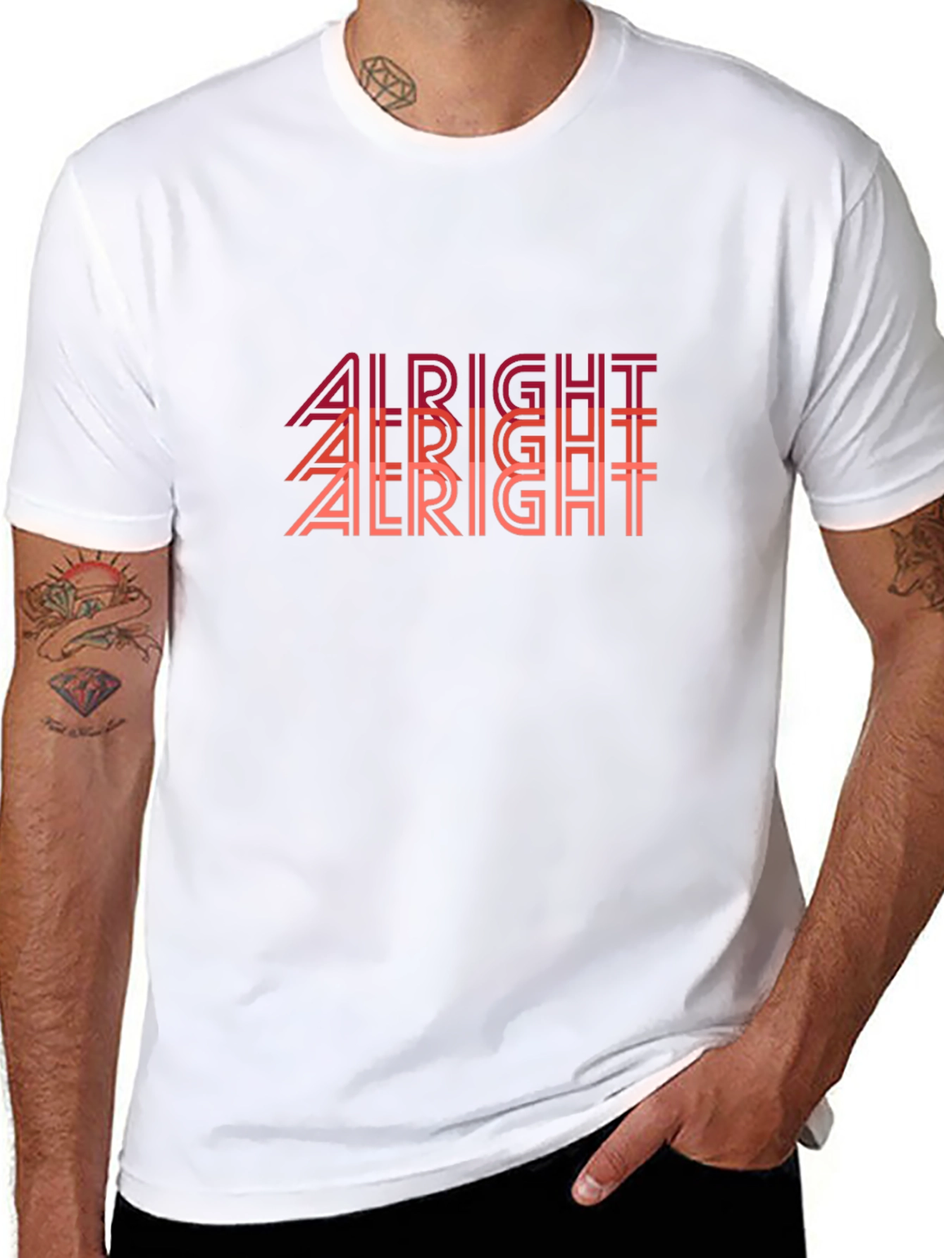 Retro Alright T-Shirt - Relaxed Fit