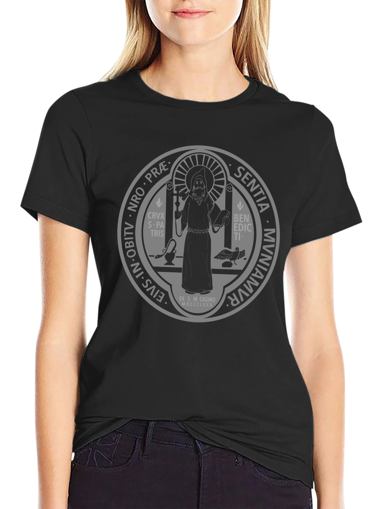 Saint Benedict Medal T-Shirt
