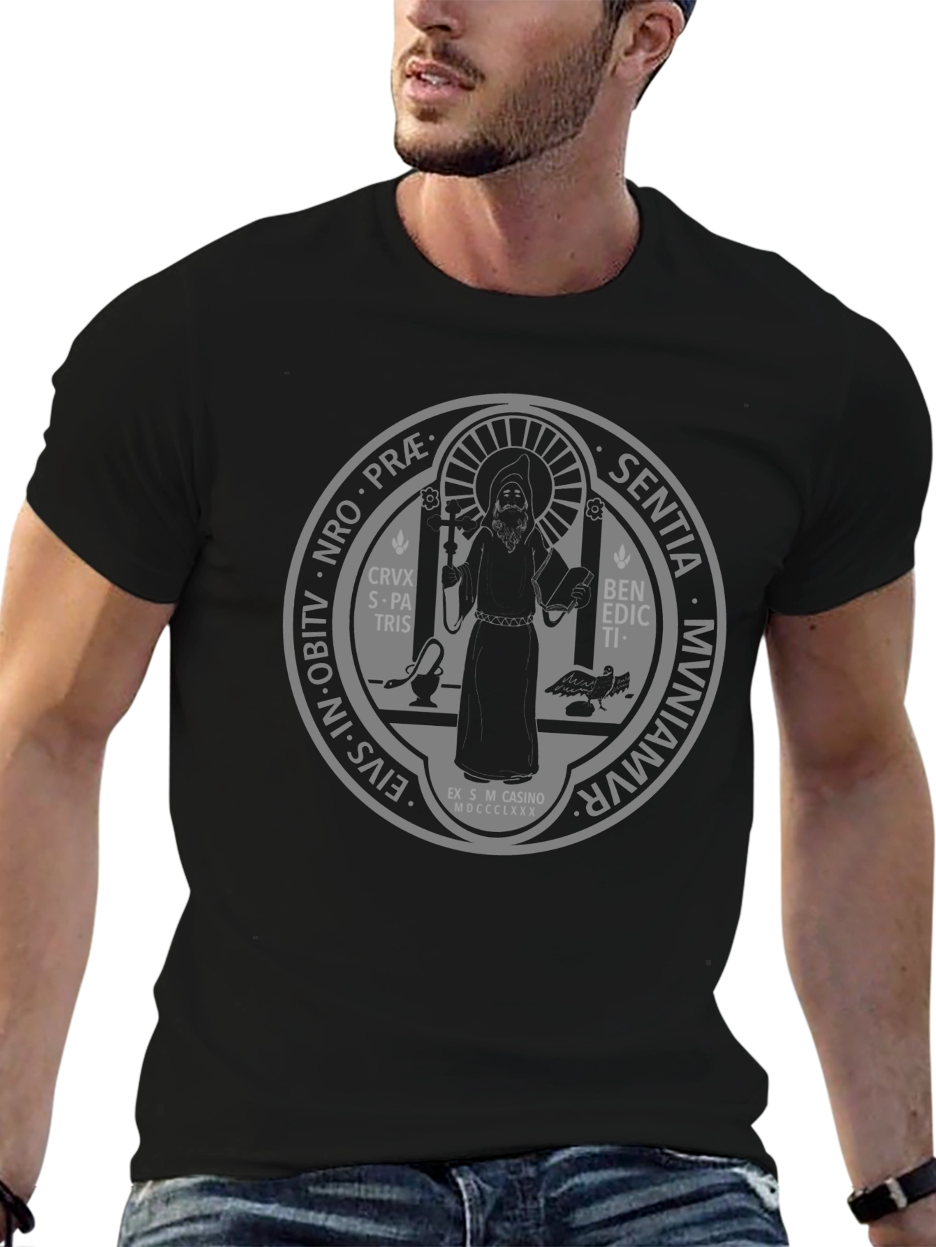 Saint Benedict Medal T-Shirt