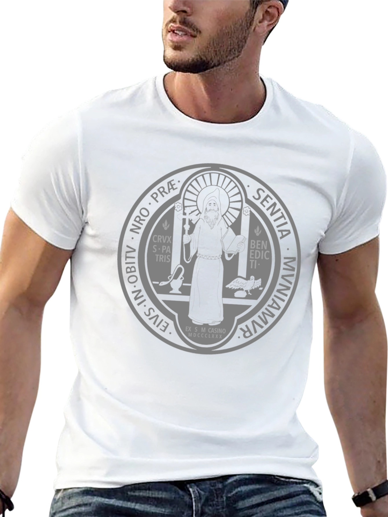 Saint Benedict Medal T-Shirt