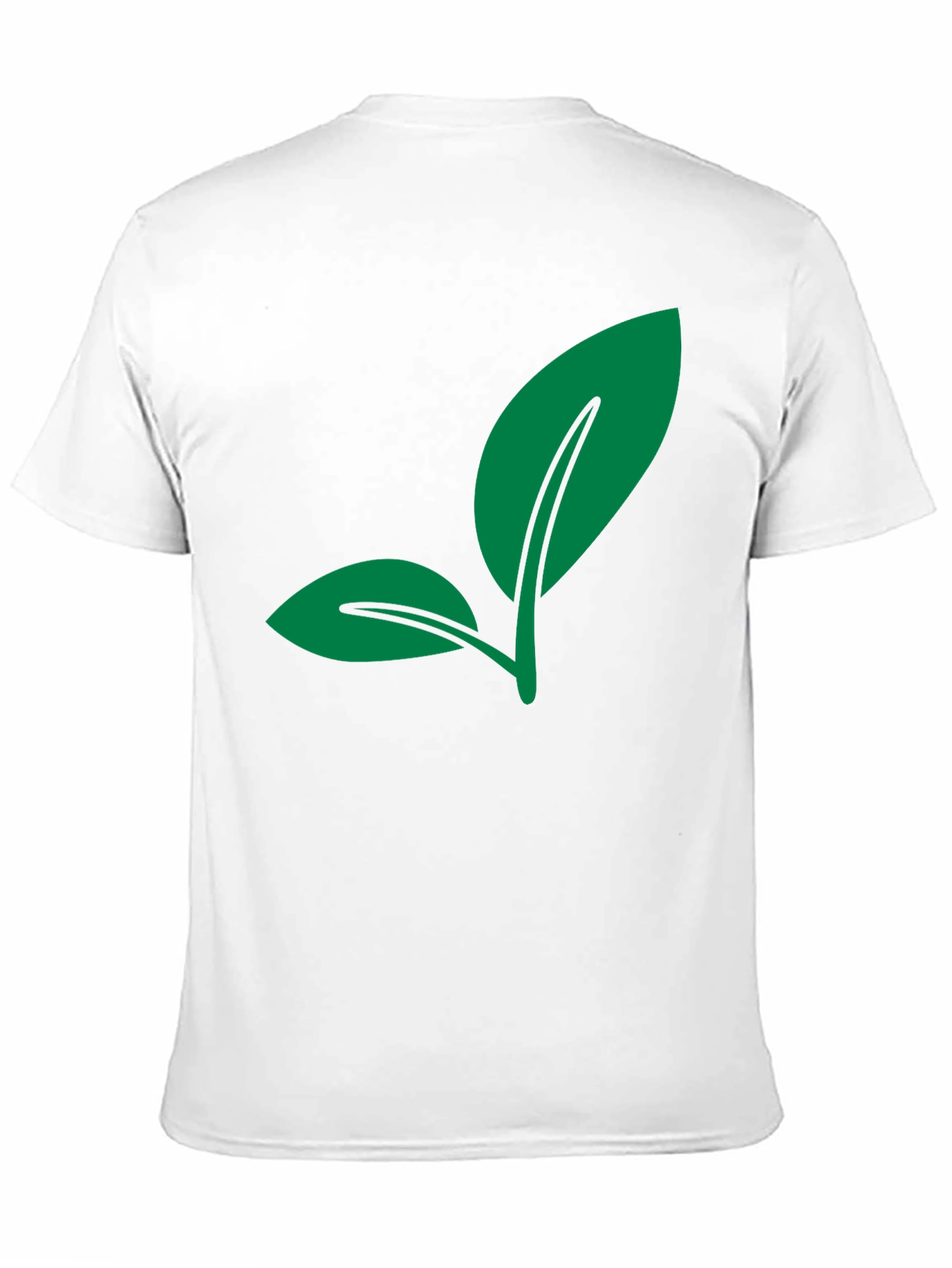 Leaf Graphic Black T-Shirt