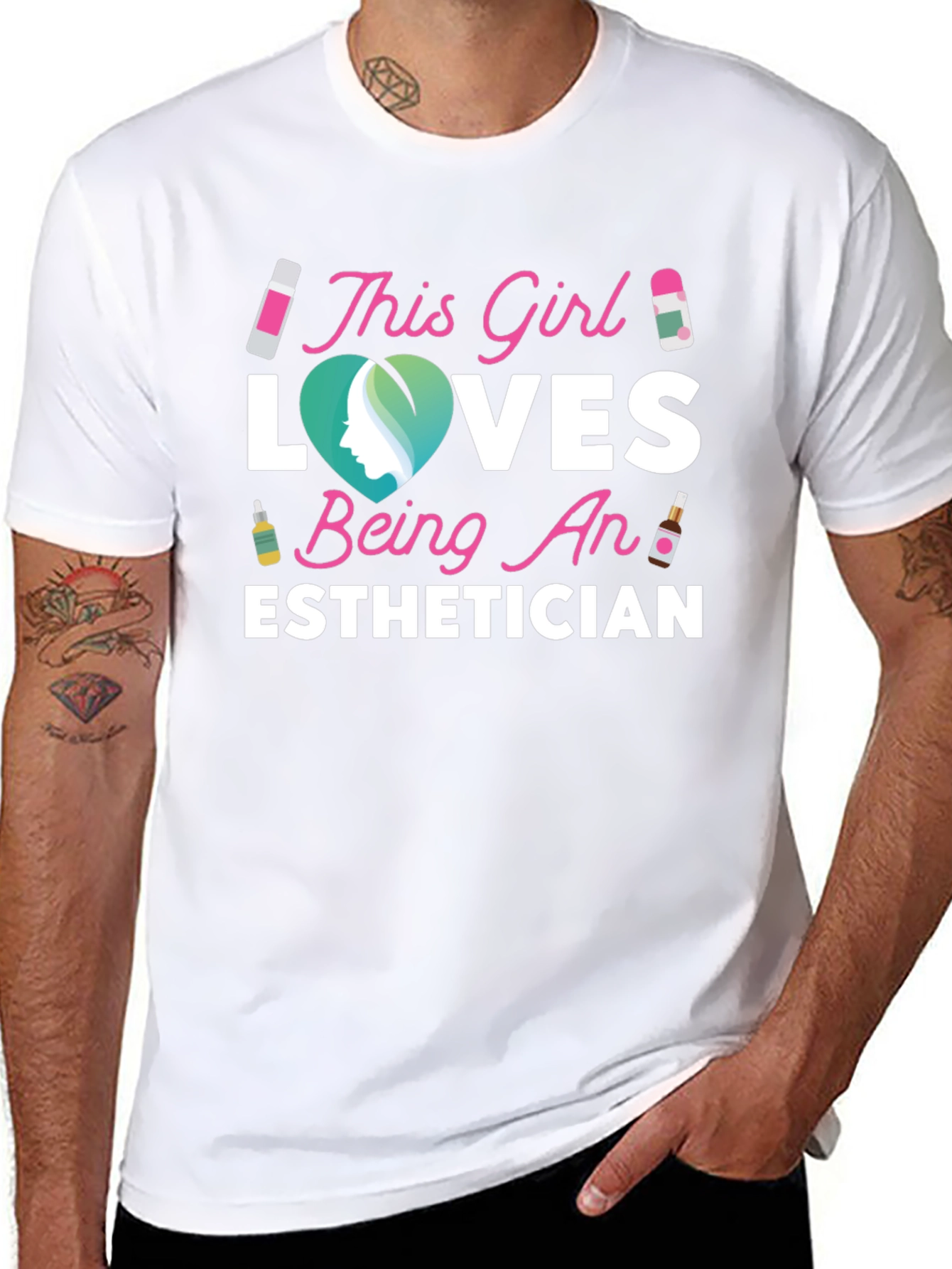 Esthetician Love T-Shirt Gift For Her