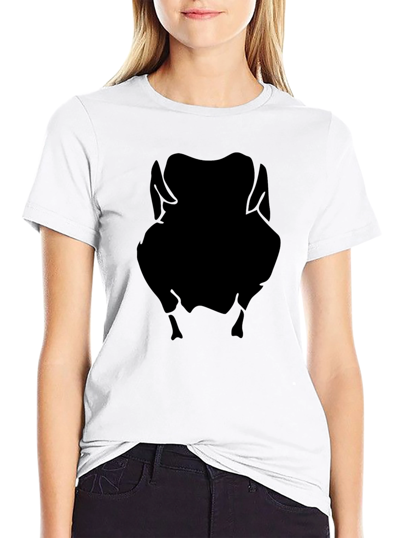 Thanksgiving Turkey Graphic Tee - Black