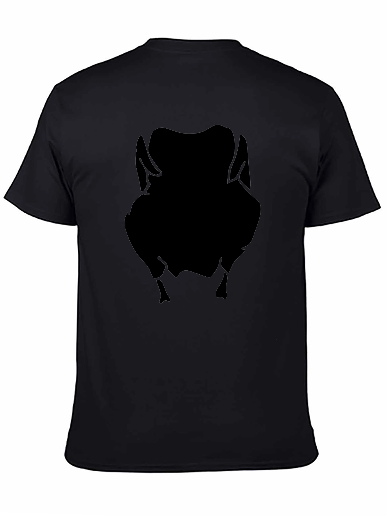 Thanksgiving Turkey Graphic Tee - Black