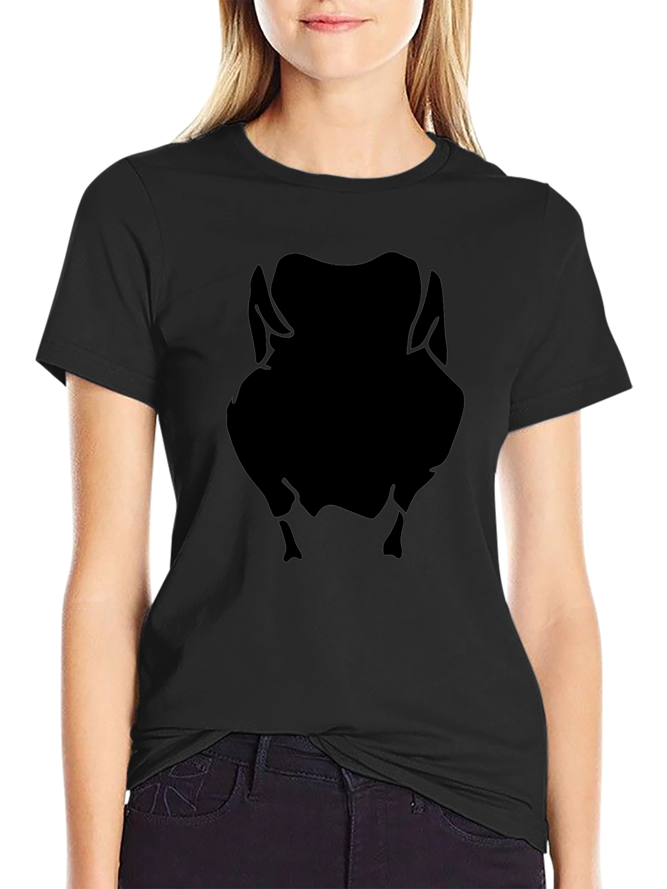 Thanksgiving Turkey Graphic Tee - Black