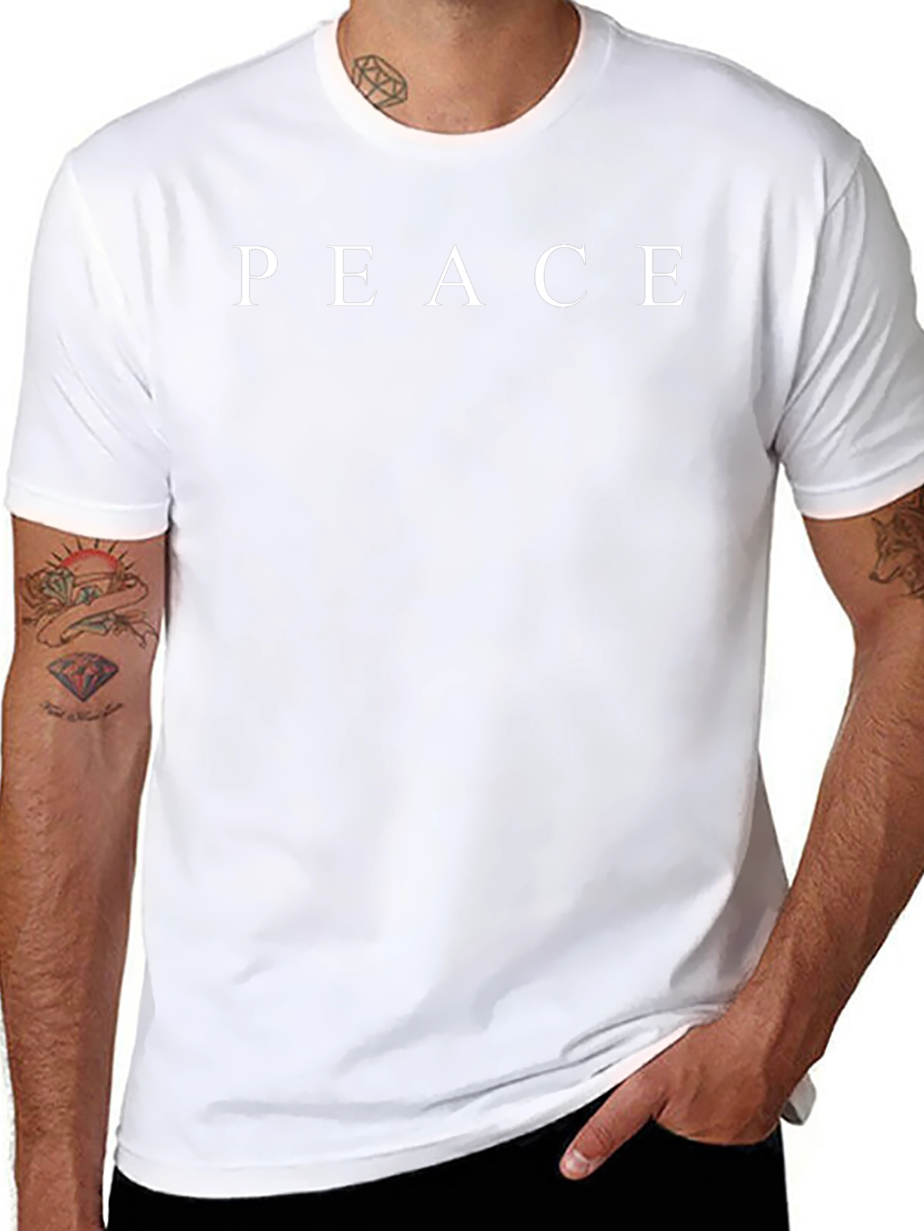 Peace Graphic T-Shirt - Casual Comfort
