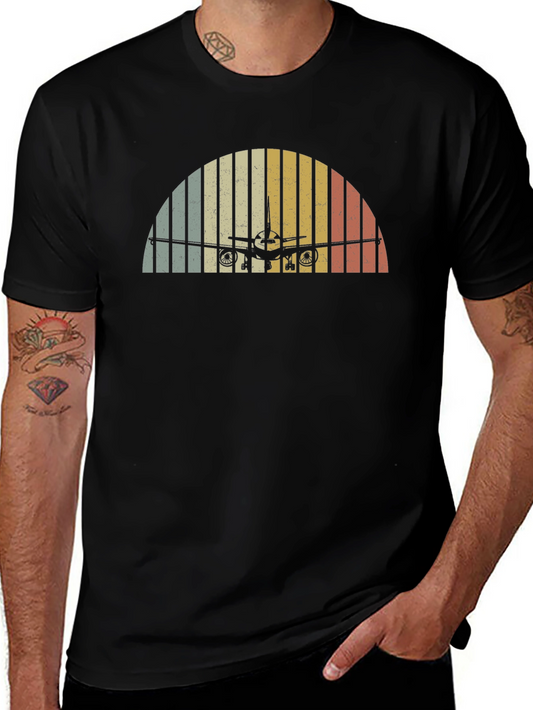 Retro Airplane T-Shirt Vintage Aviation Tee