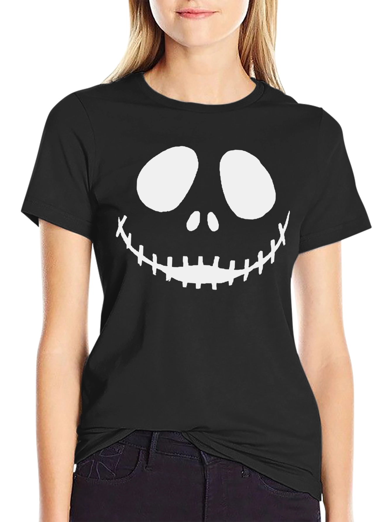 Jack Skellington Smile T-Shirt - Halloween Graphic Tee