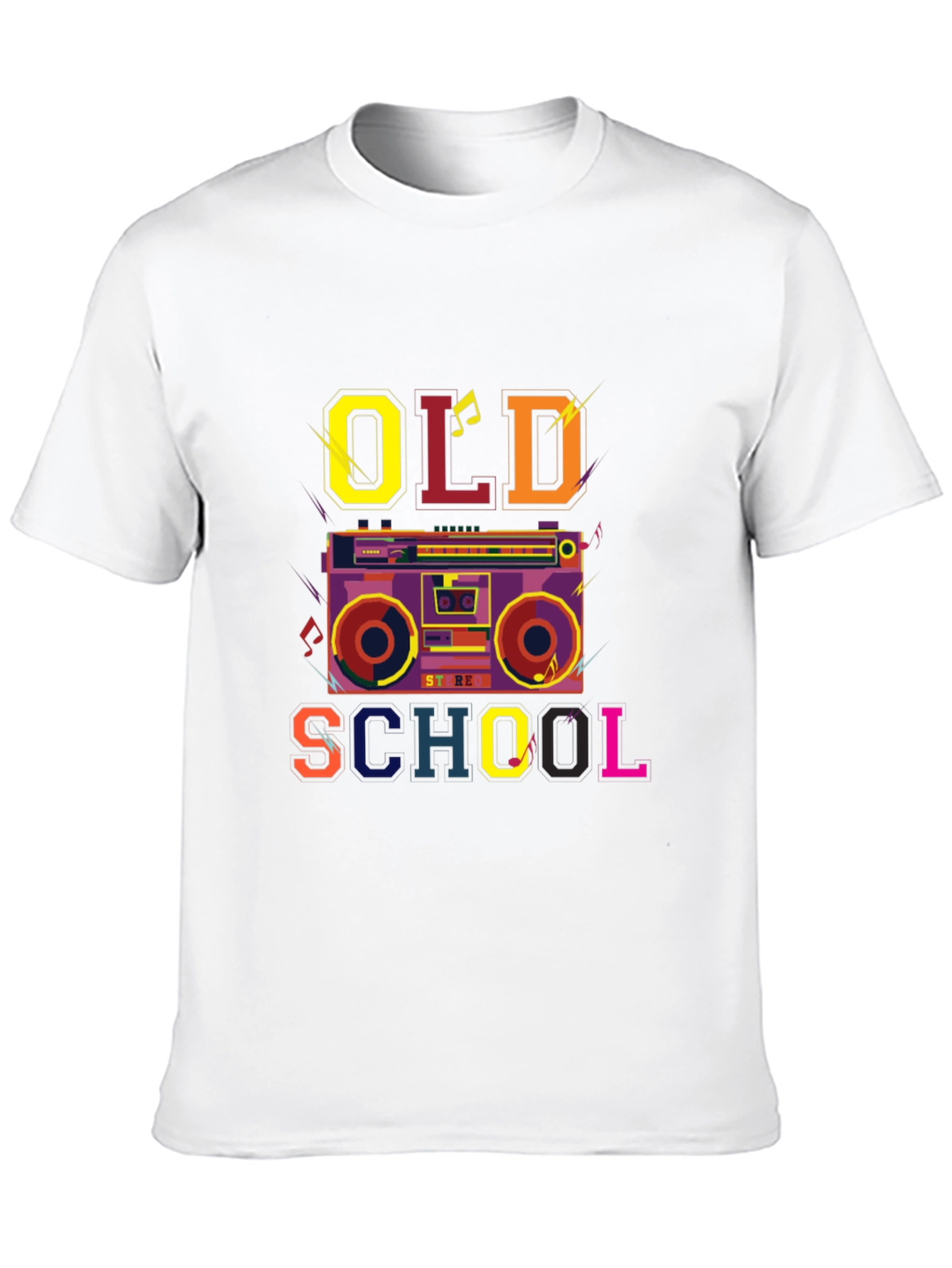 Retro Boombox Old School T-Shirt