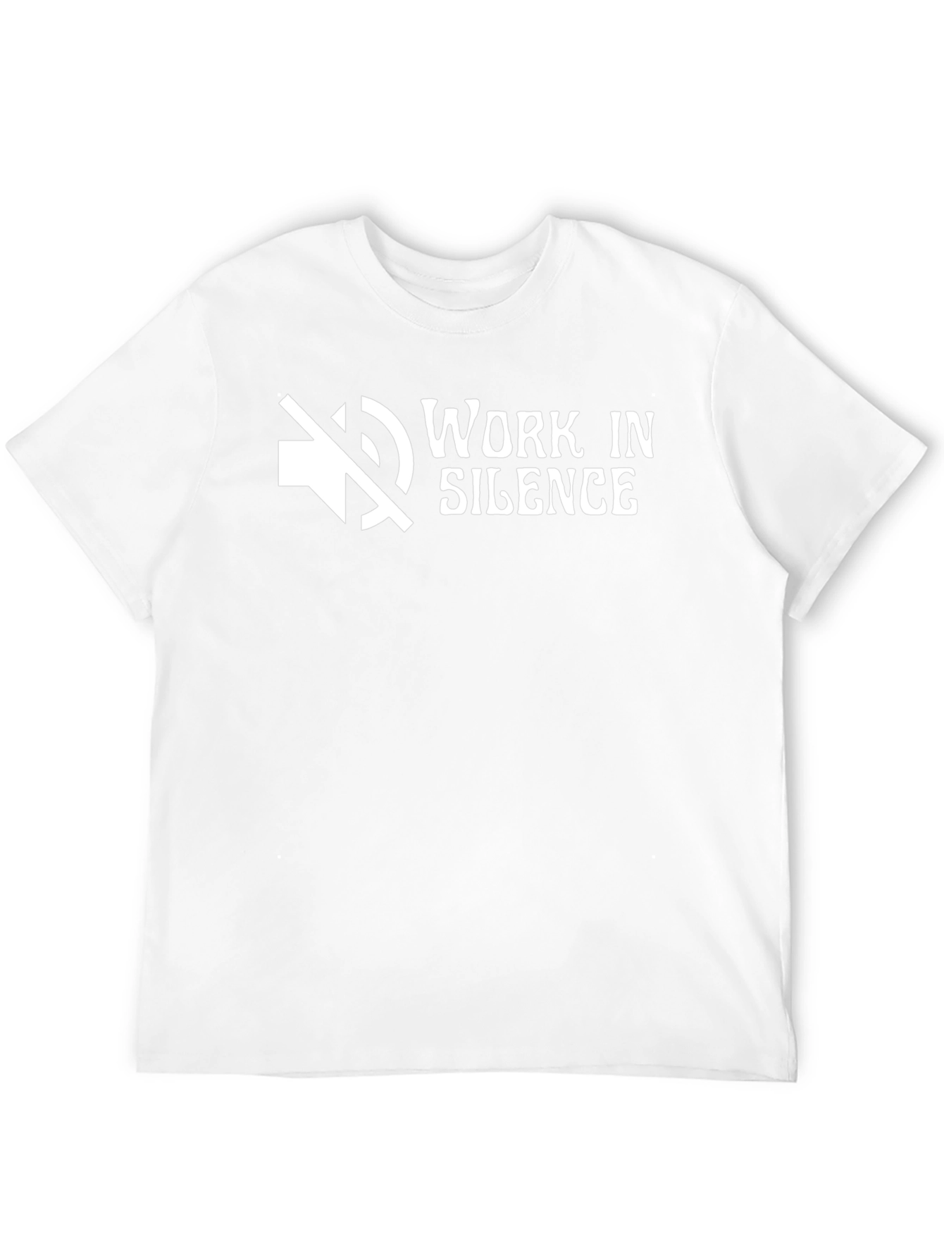 Work In Silence Graphic T-Shirt