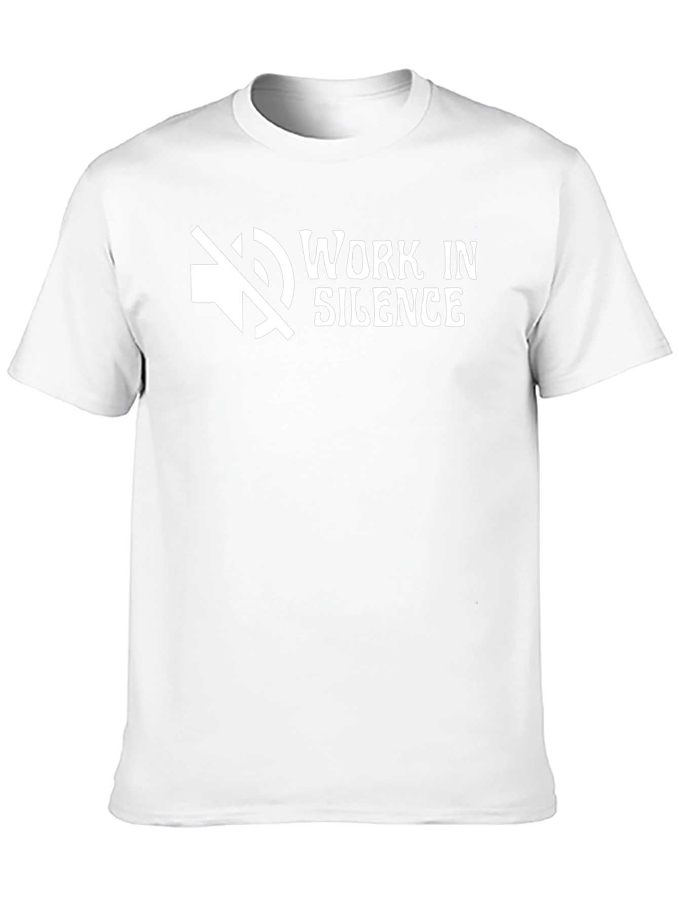 Work In Silence Graphic T-Shirt