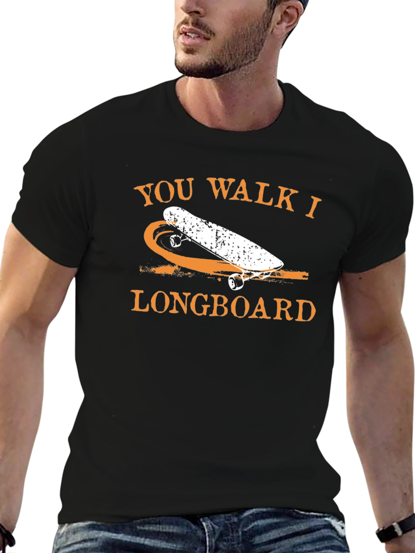 You Walk I Longboard Graphic Tee
