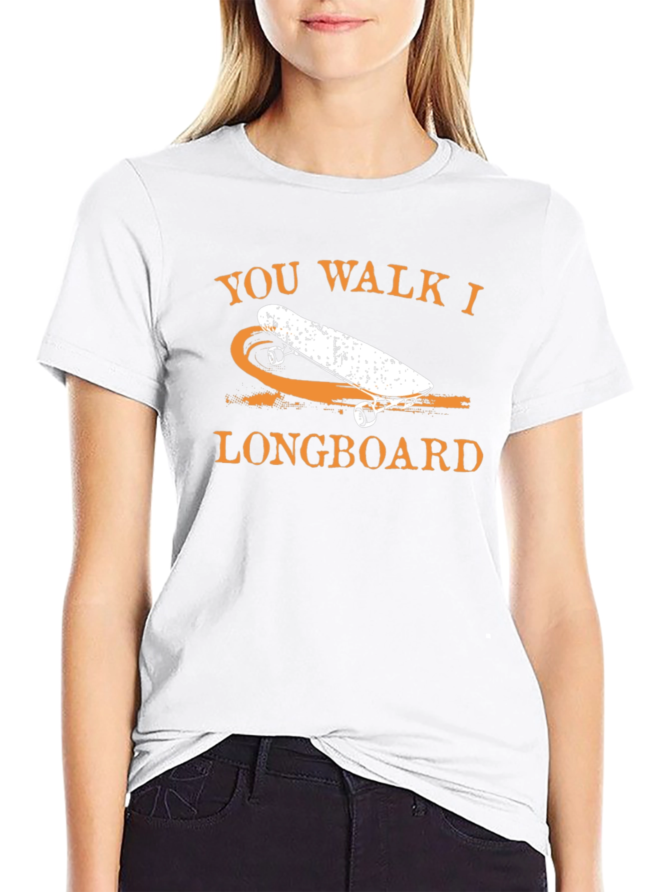 You Walk I Longboard Graphic Tee