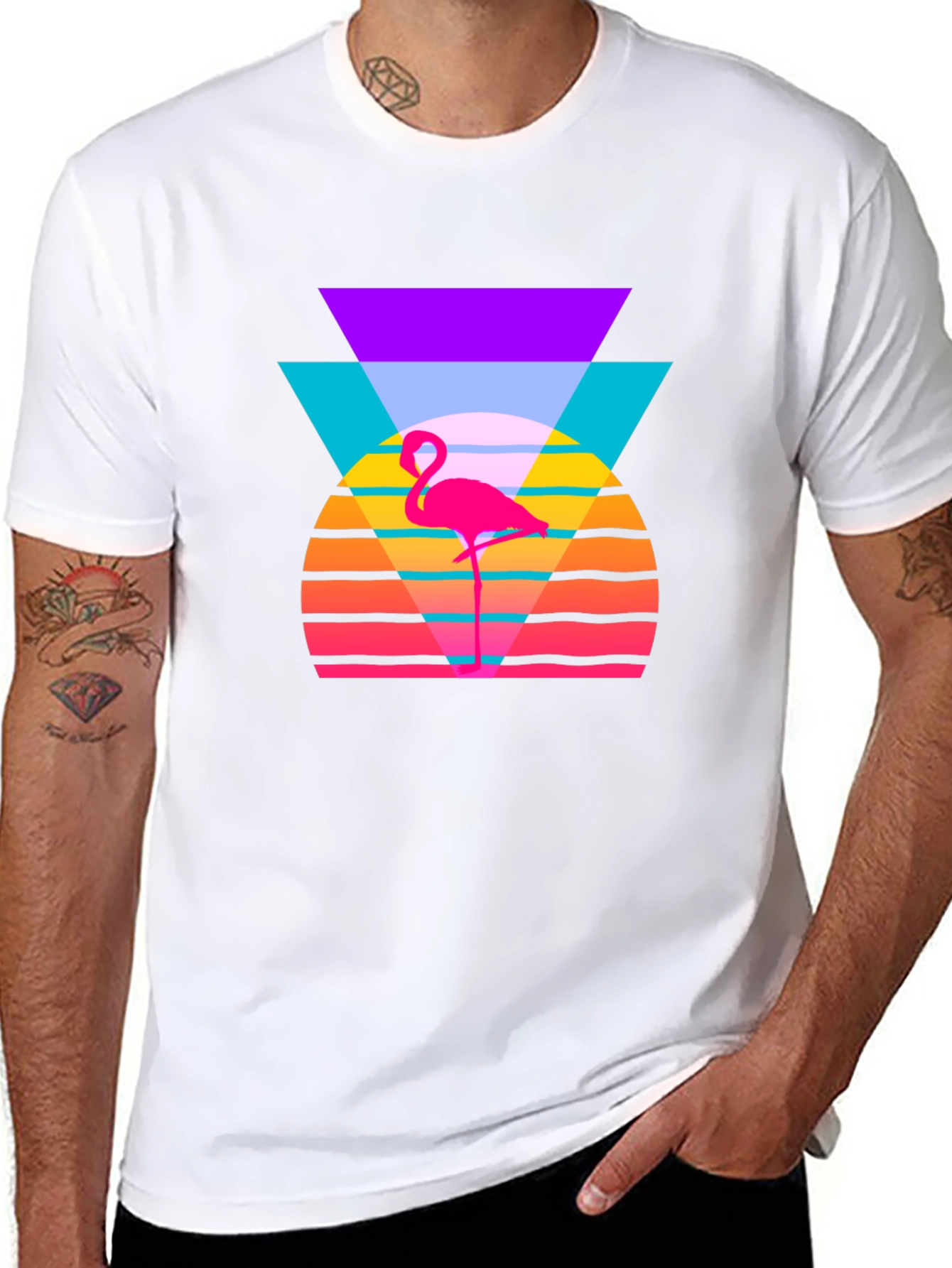 Retro Flamingo T-Shirt
