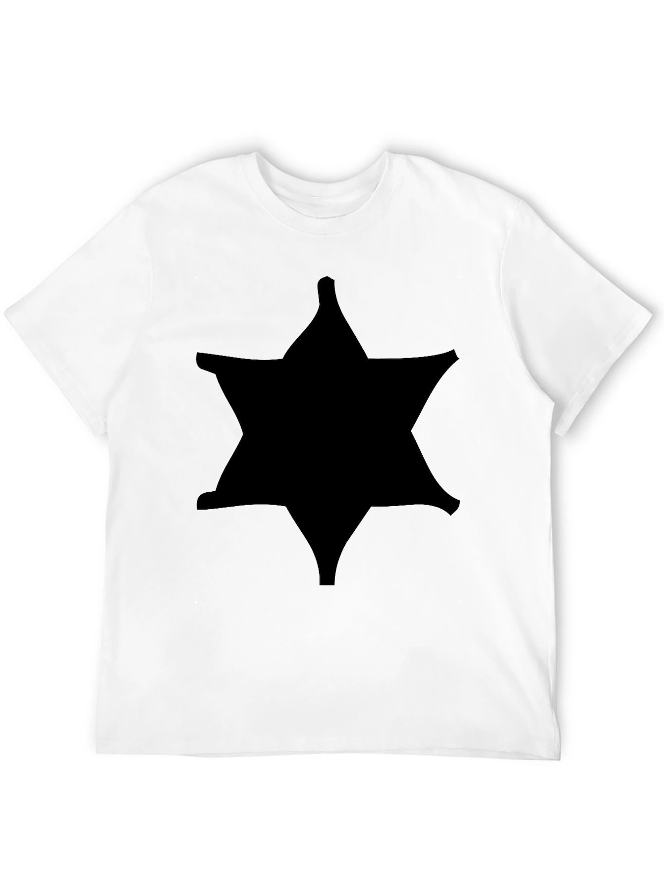 Black Star Graphic Tee - Stylish Mens Casual Shirt