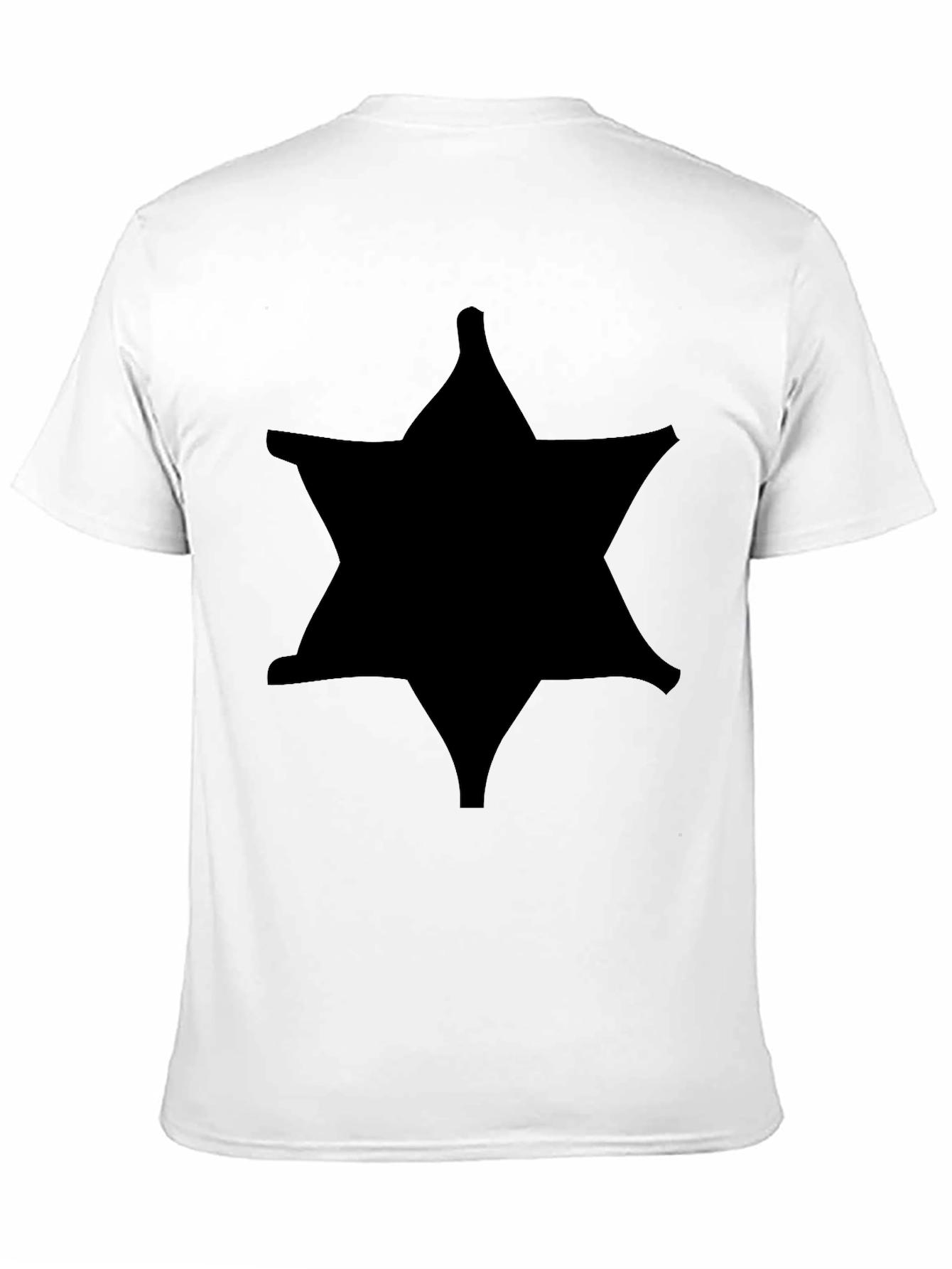 Black Star Graphic Tee - Stylish Mens Casual Shirt