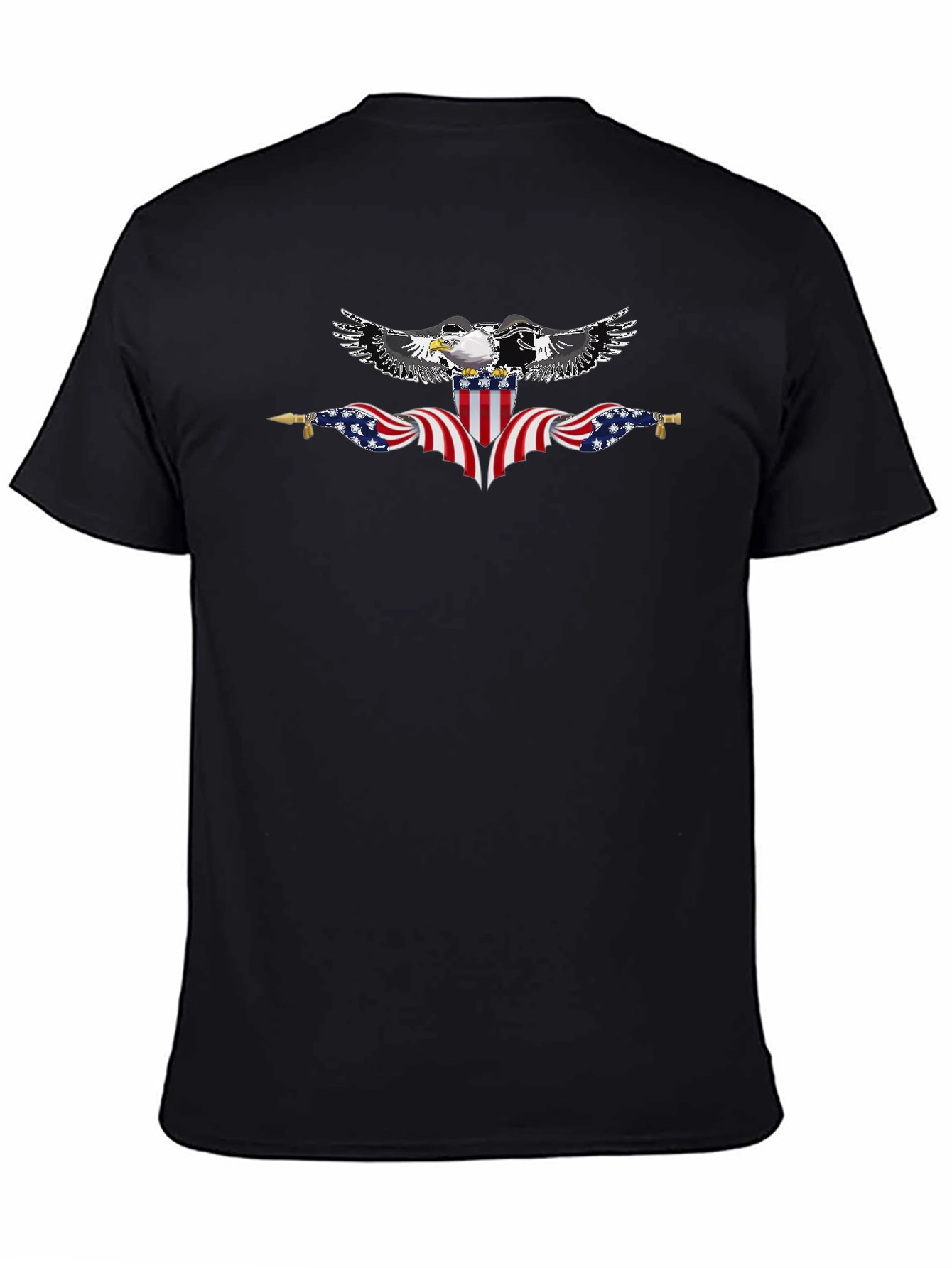 American Eagle Flag Graphic T-Shirt - Patriotic Tee