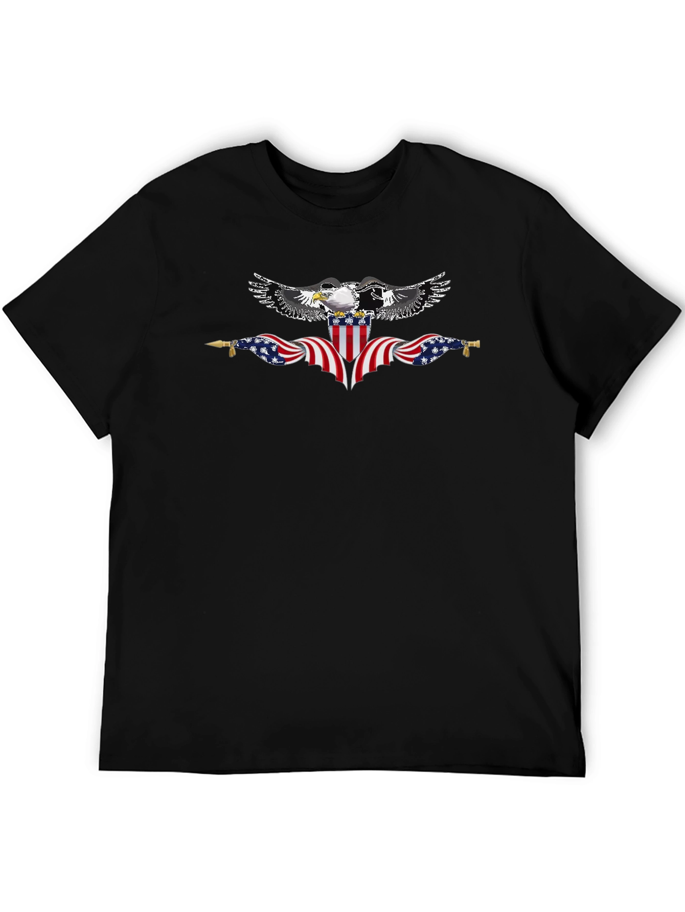 American Eagle Flag Graphic T-Shirt - Patriotic Tee