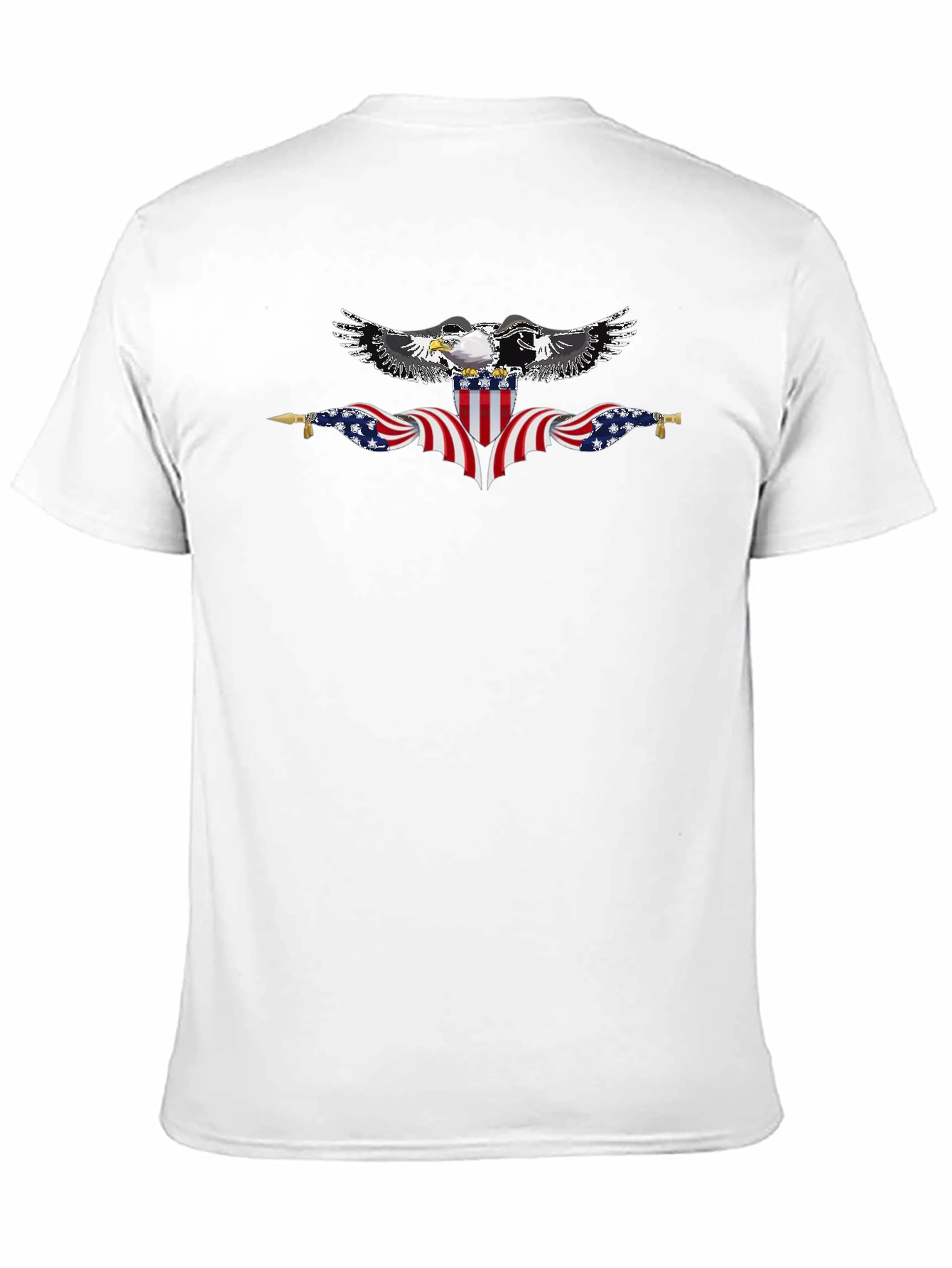 American Eagle Flag Graphic T-Shirt - Patriotic Tee