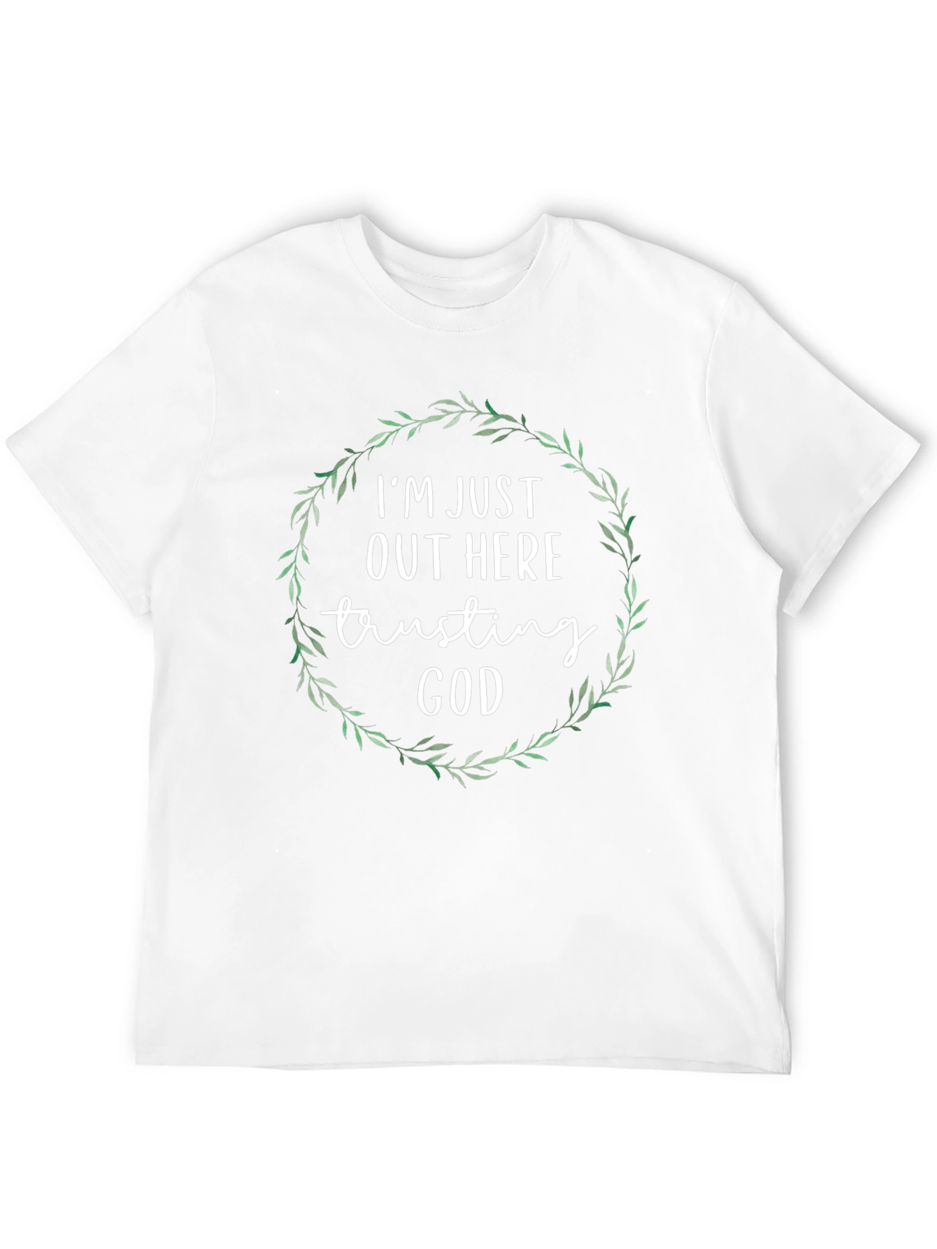 Trusting God Graphic Tee - Black