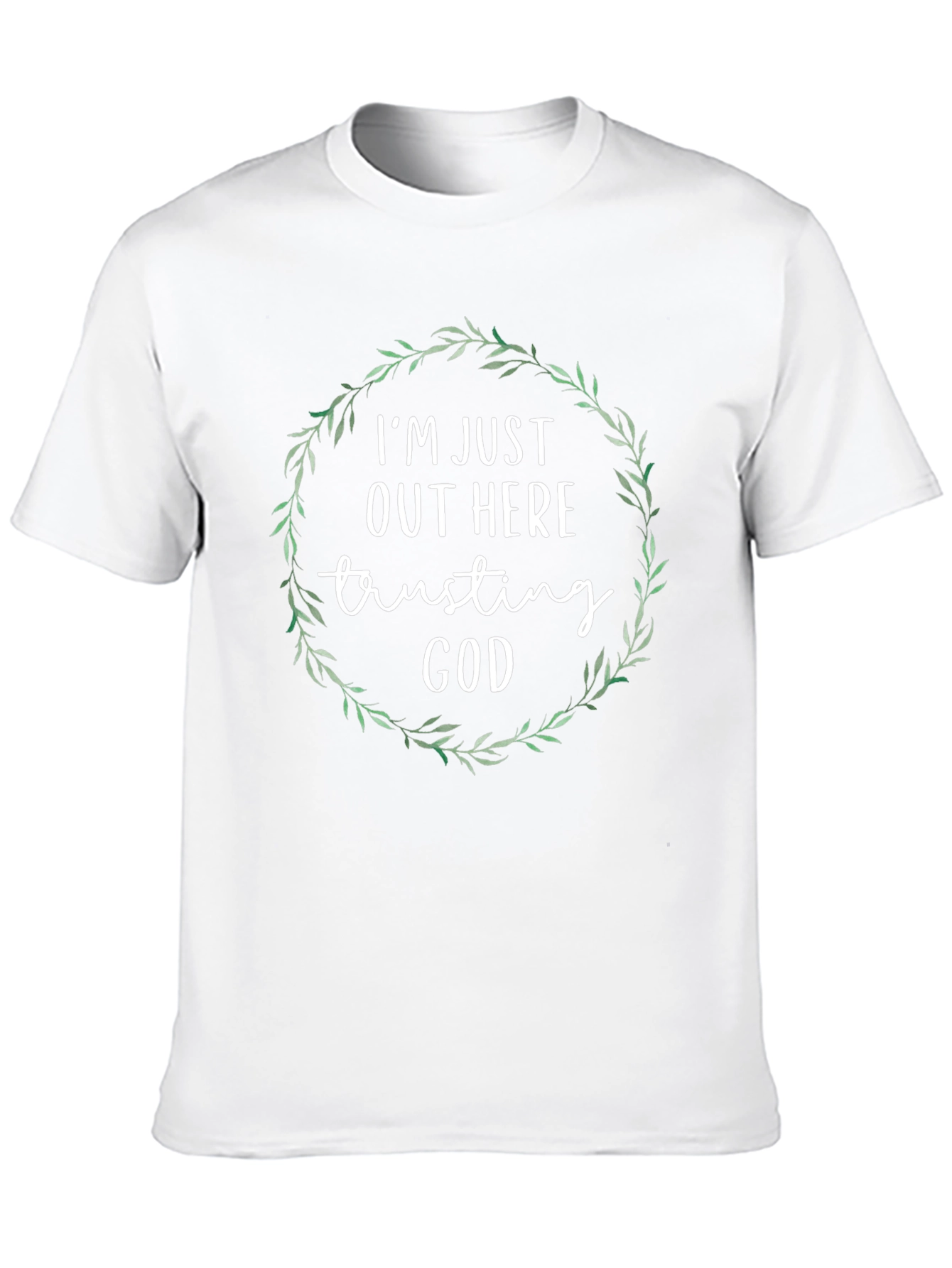 Trusting God Graphic Tee - Black