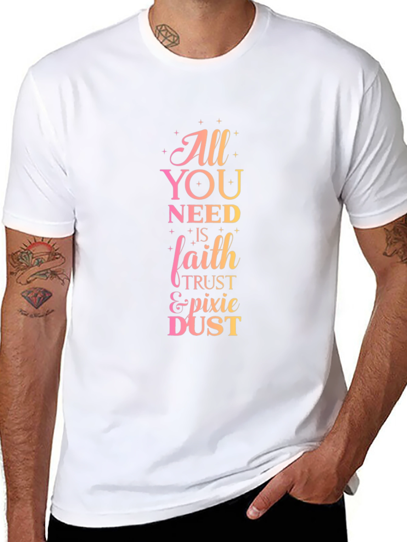All You Need Is Faith Black T-Shirt
