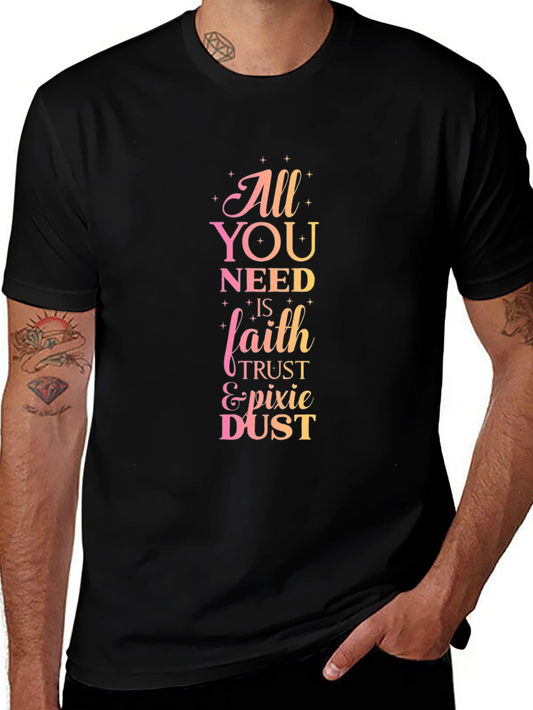 All You Need Is Faith Black T-Shirt