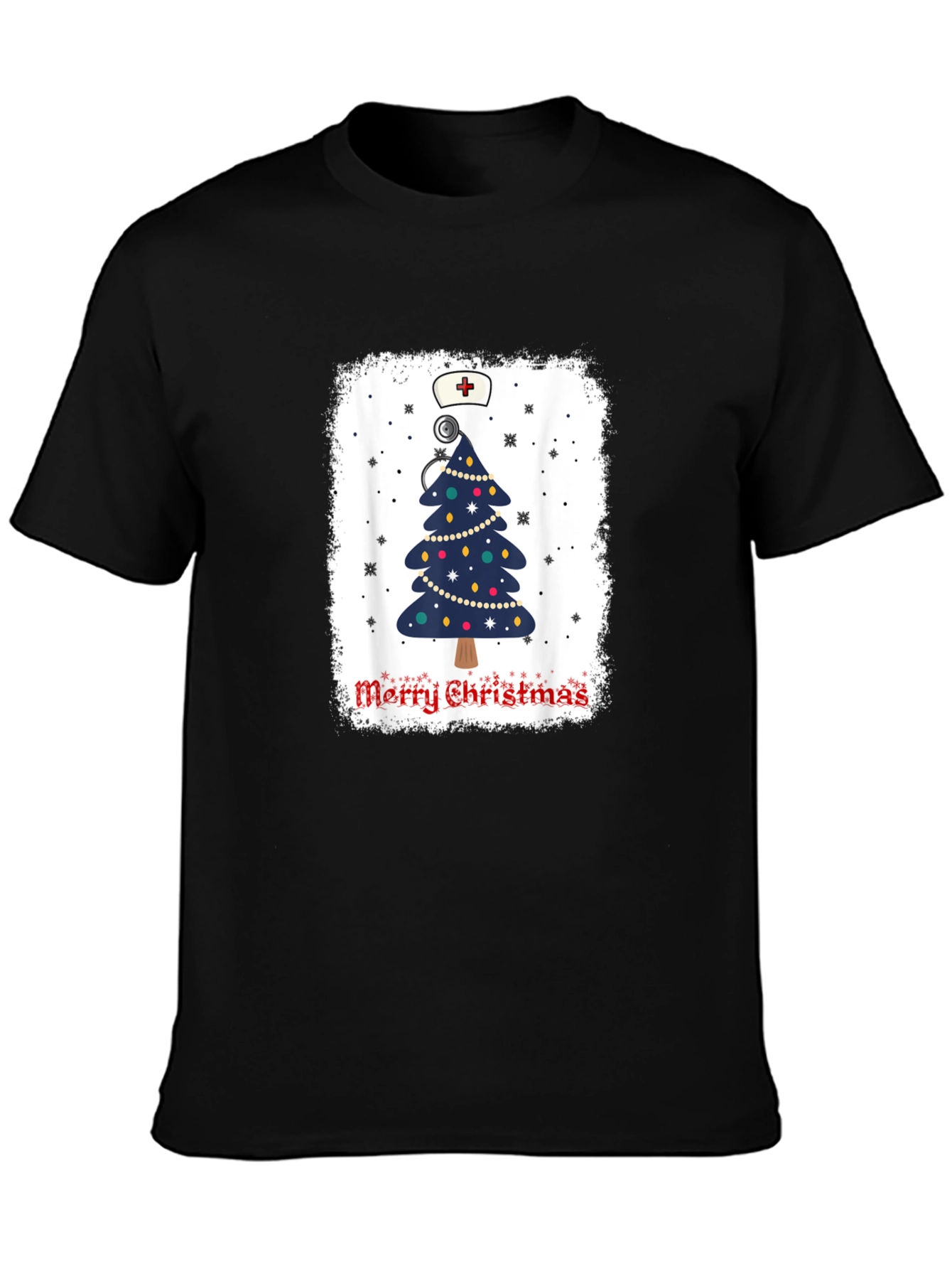 Nurse Christmas Tree T-Shirt