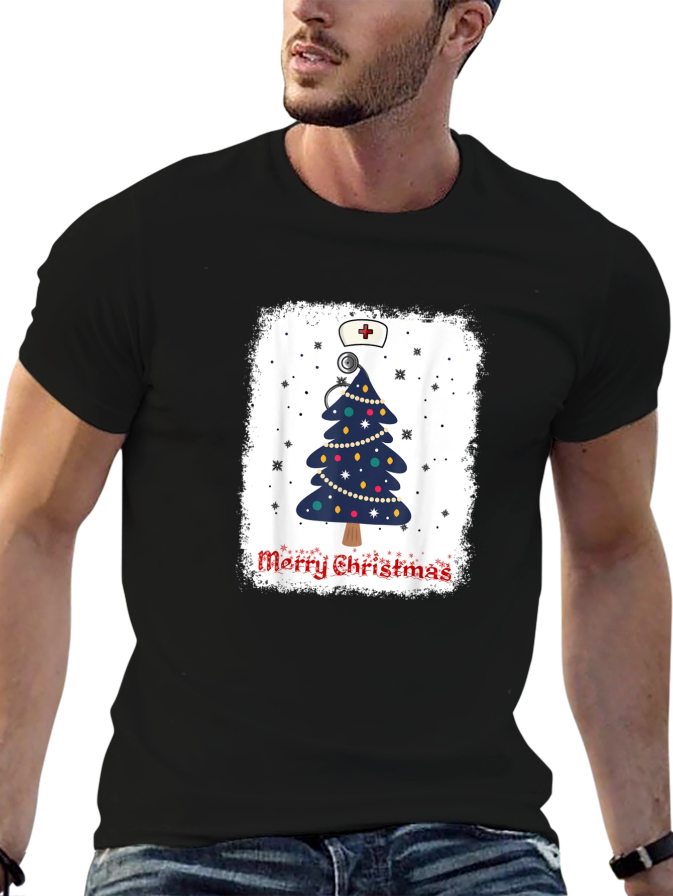 Nurse Christmas Tree T-Shirt