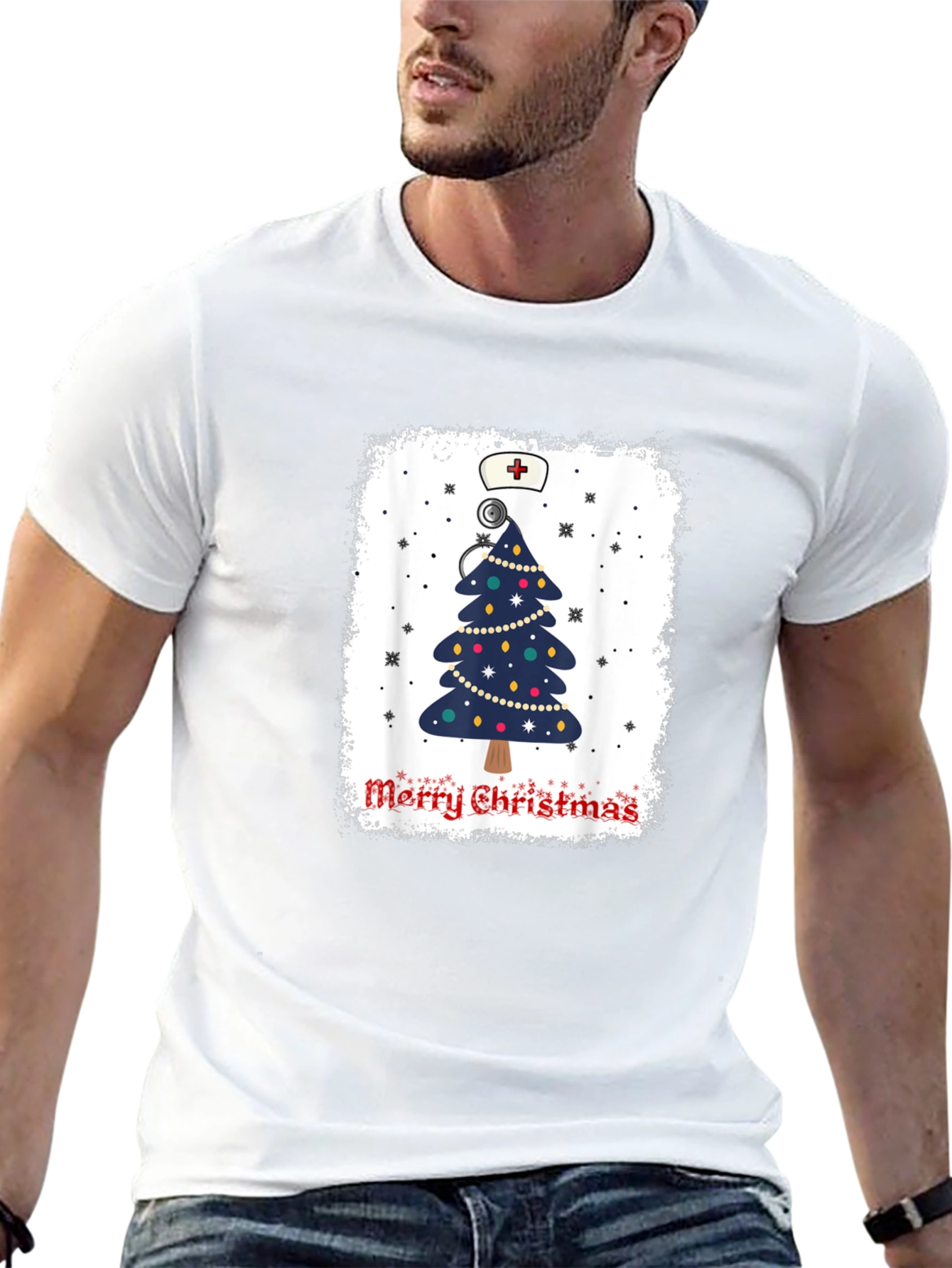 Nurse Christmas Tree T-Shirt