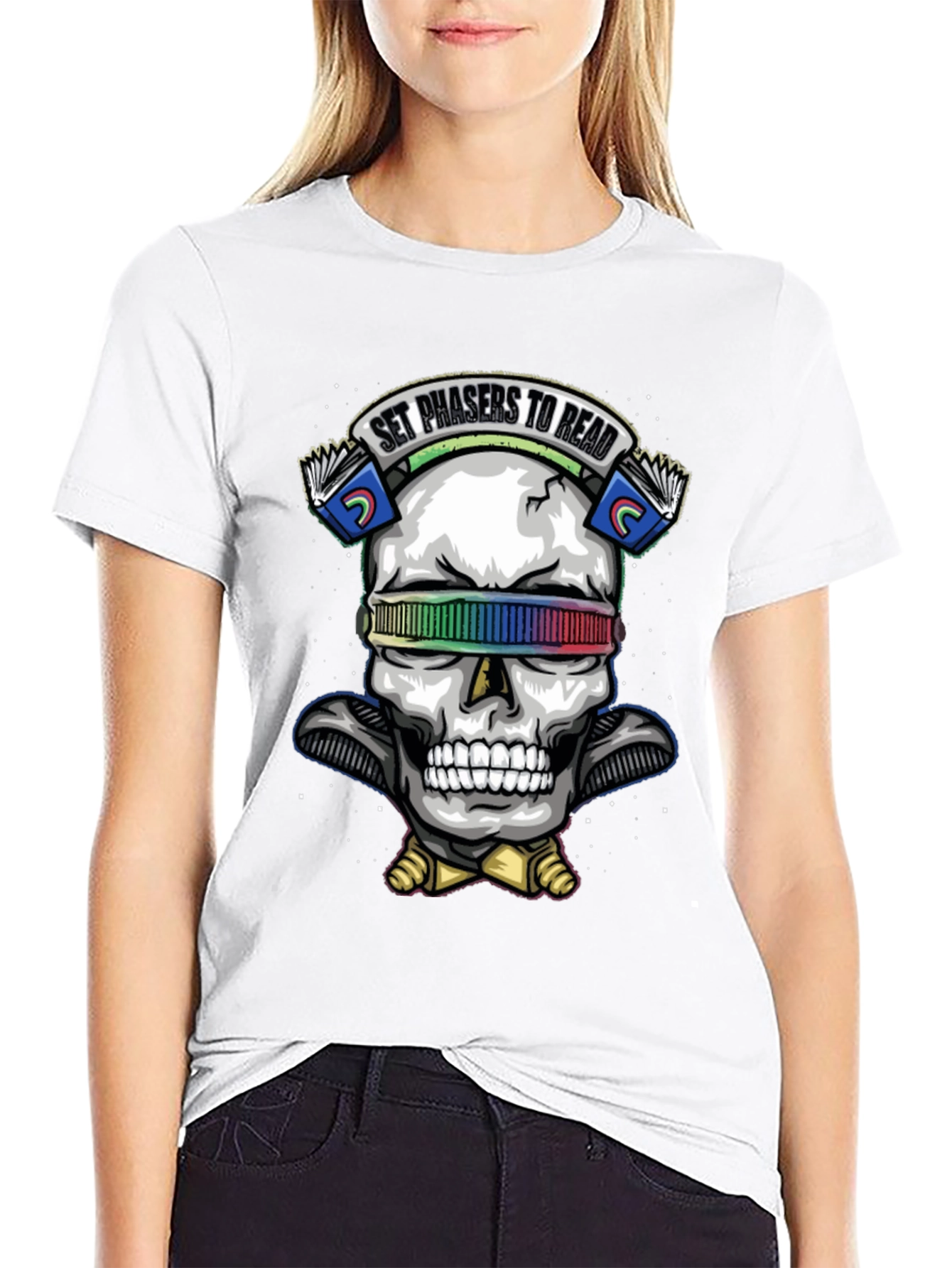 Set Phasers to Read Graphic T-Shirt - Unisex