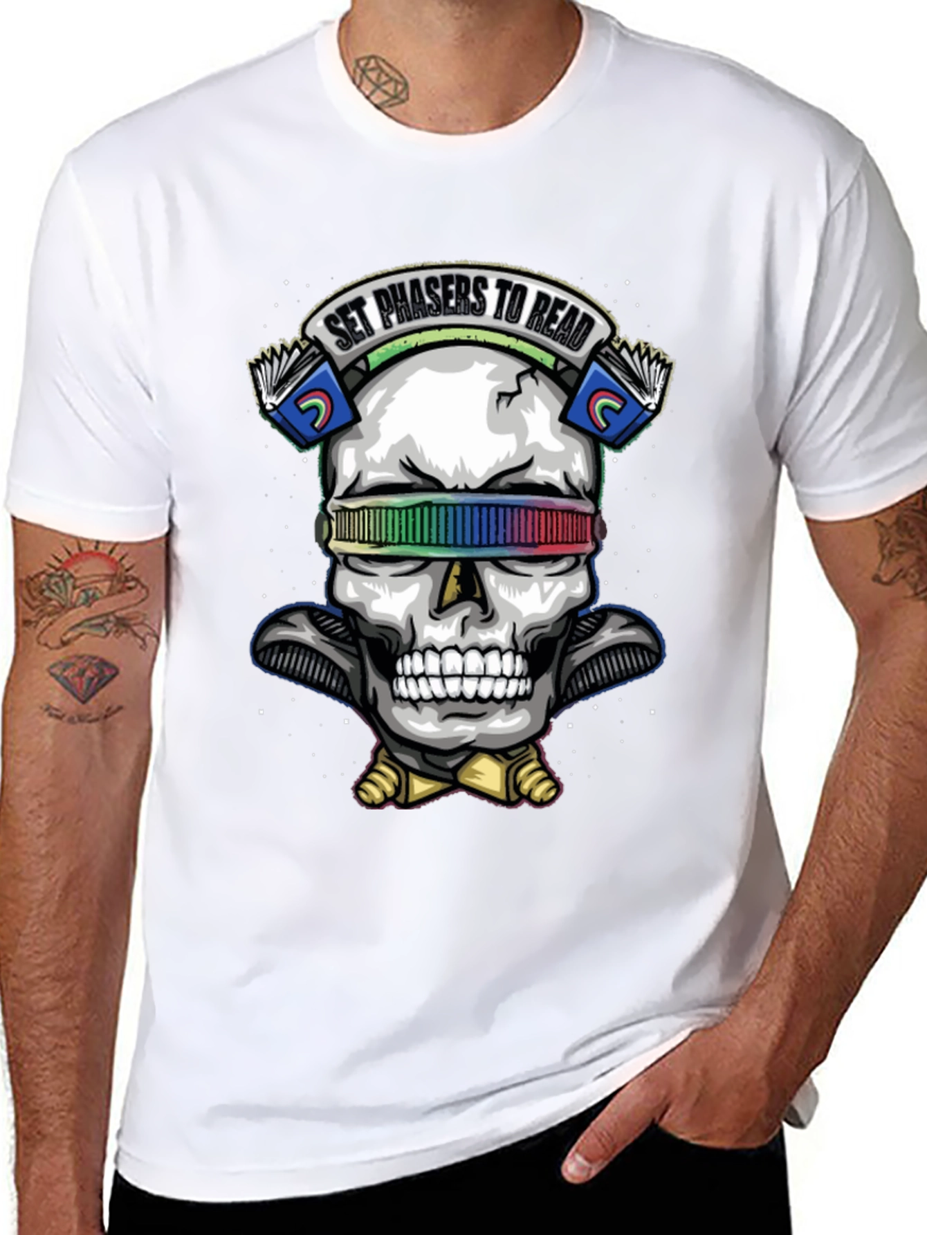 Set Phasers to Read Graphic T-Shirt - Unisex