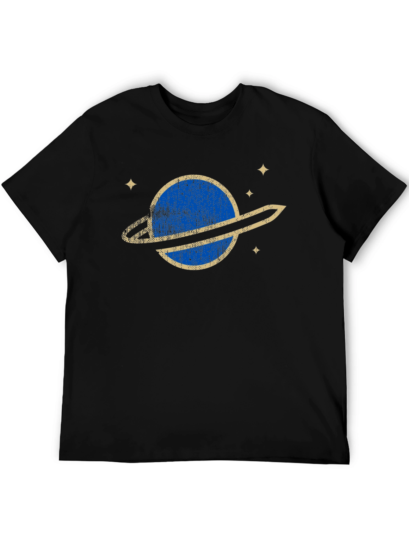 Retro Planet Graphic Tee - Space T-Shirt