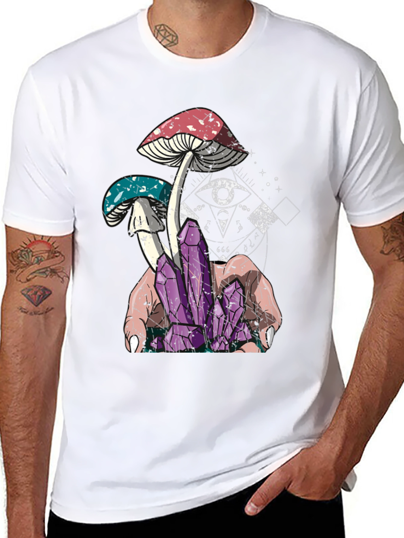 Mystic Mushroom Crystal T-Shirt