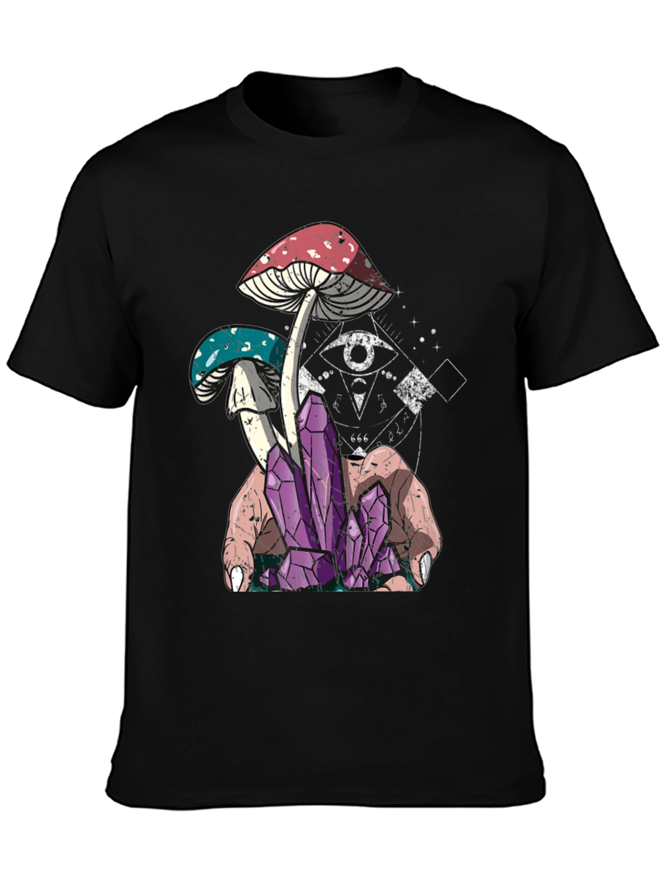 Mystic Mushroom Crystal T-Shirt