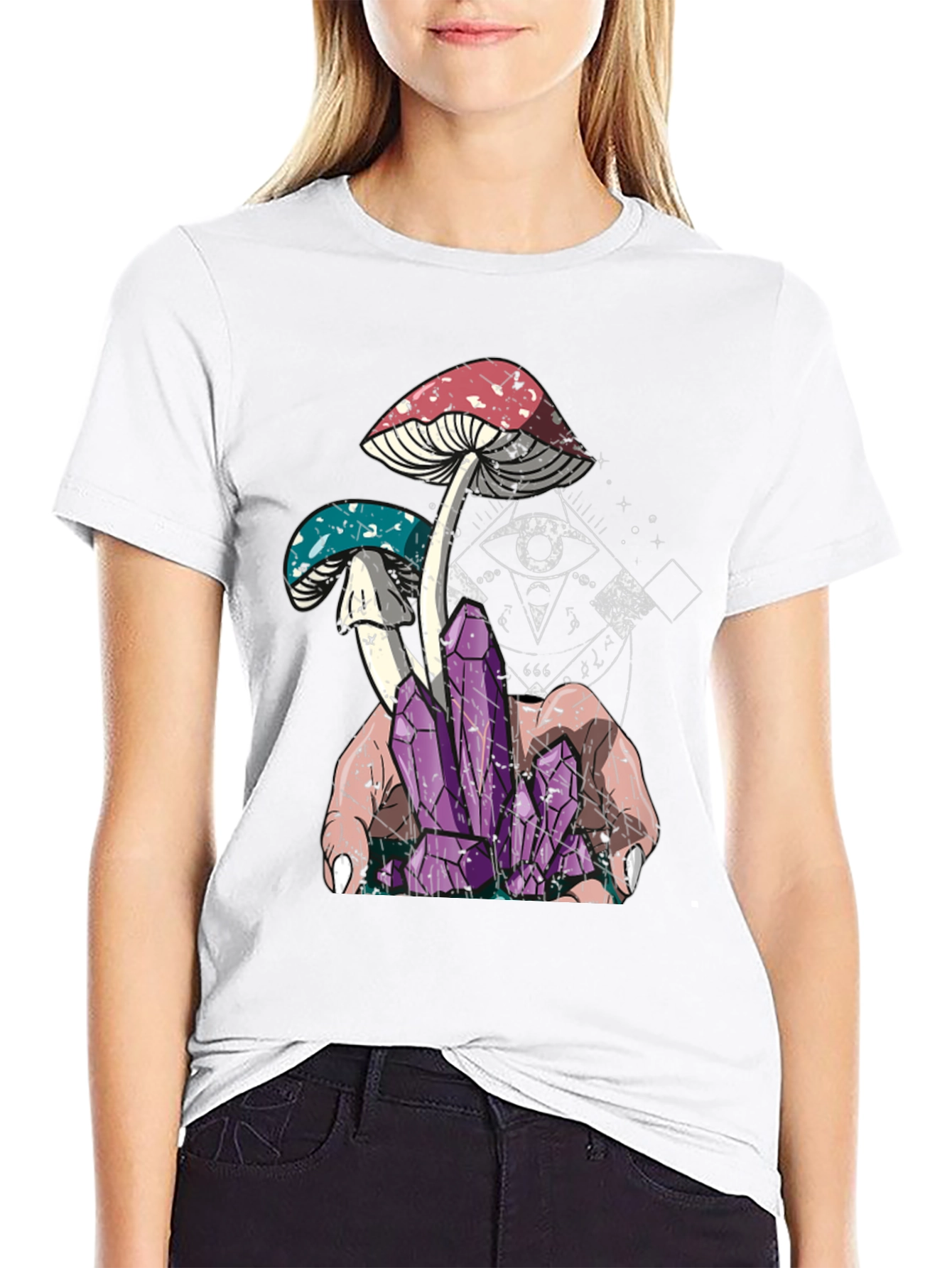 Mystic Mushroom Crystal T-Shirt
