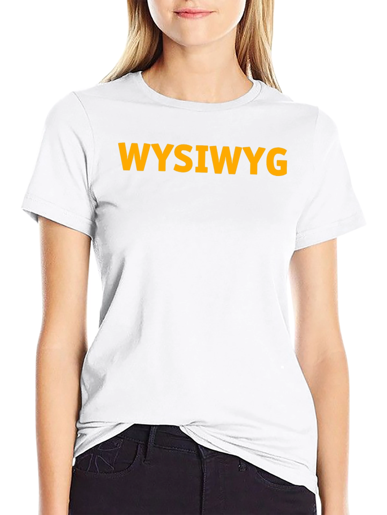WYSIWYG Graphic T-Shirt - Black
